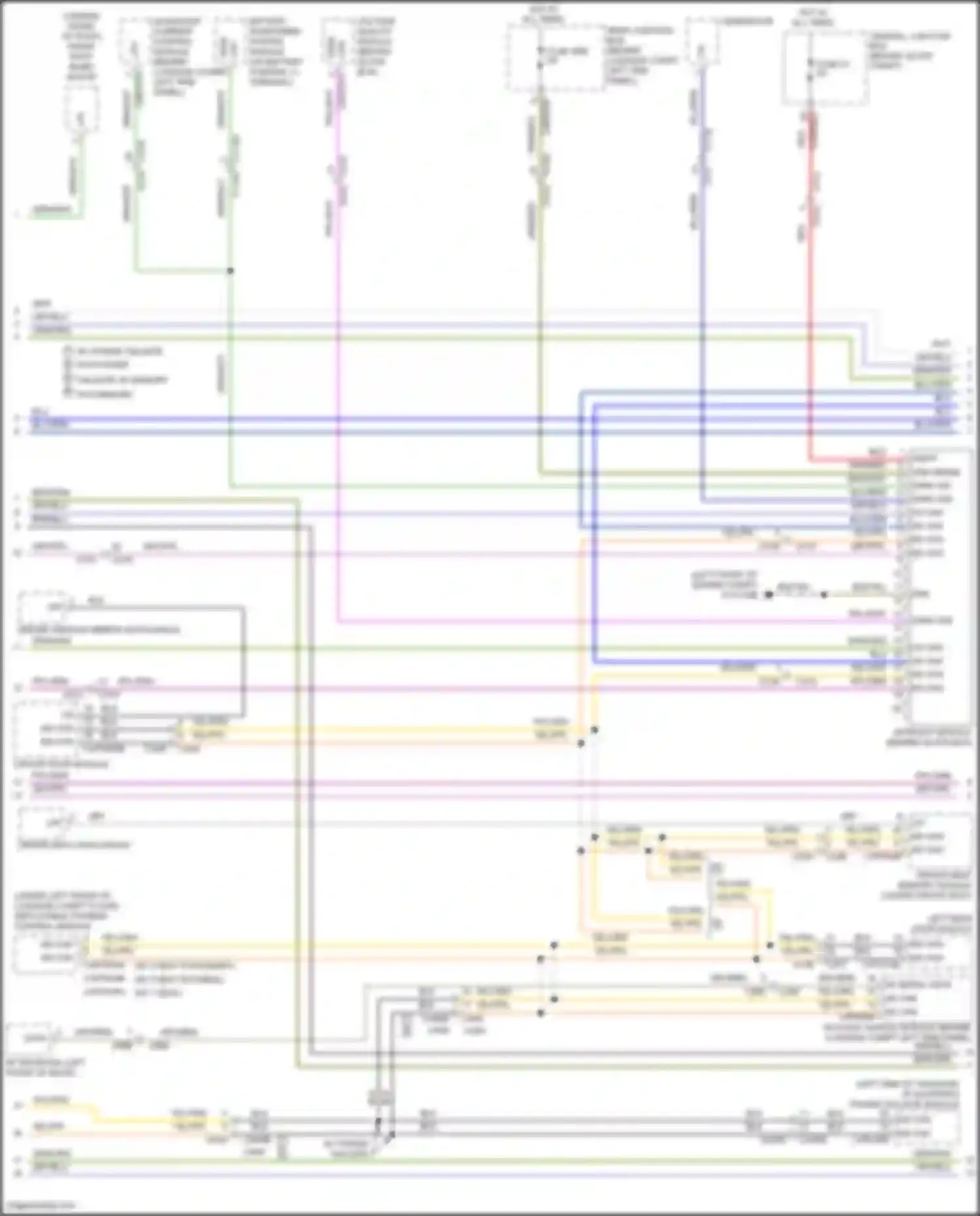 Wiring diagram driver seat memory module for Land Rover Discovery Sport I (2014-2019) (1 of 4)
