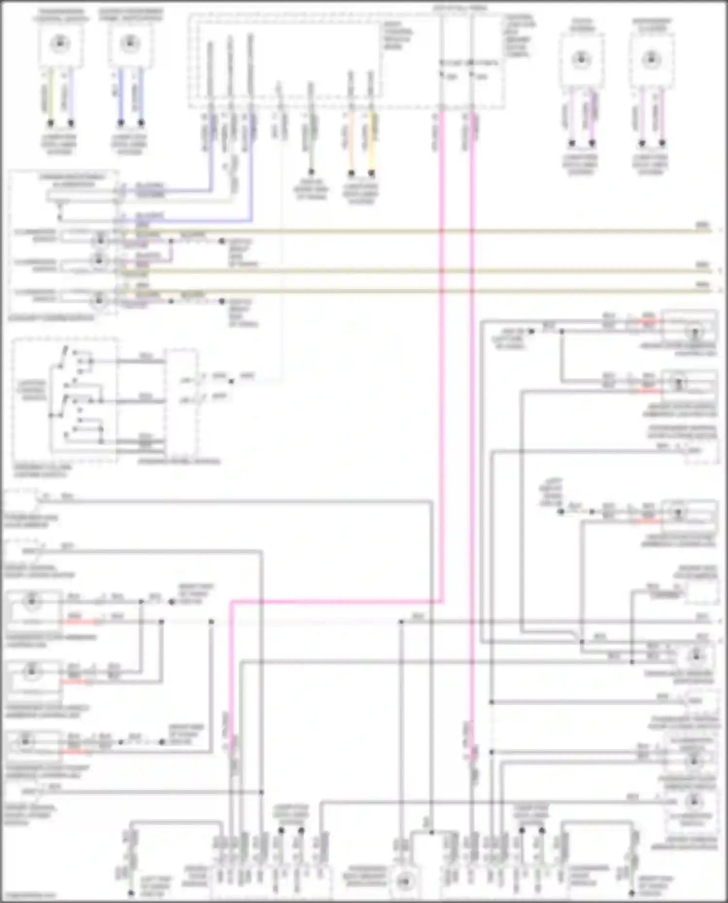 Wiring diagram driver window mirror switchpack for Land Rover Discovery Sport I (2014-2019) (4 of 7)