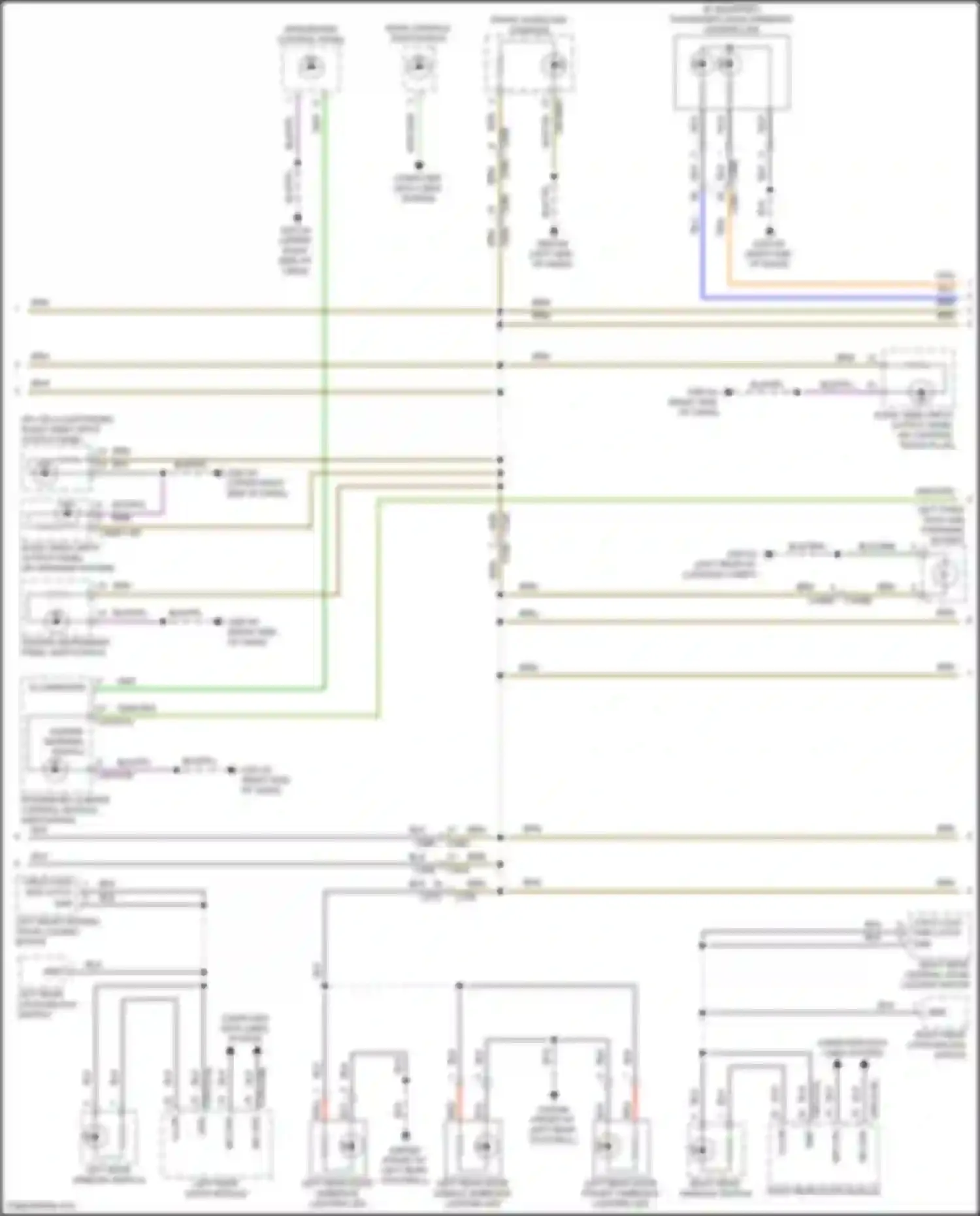 Wiring diagram front overload console for Land Rover Discovery Sport I (2014-2019) (1 of 1)