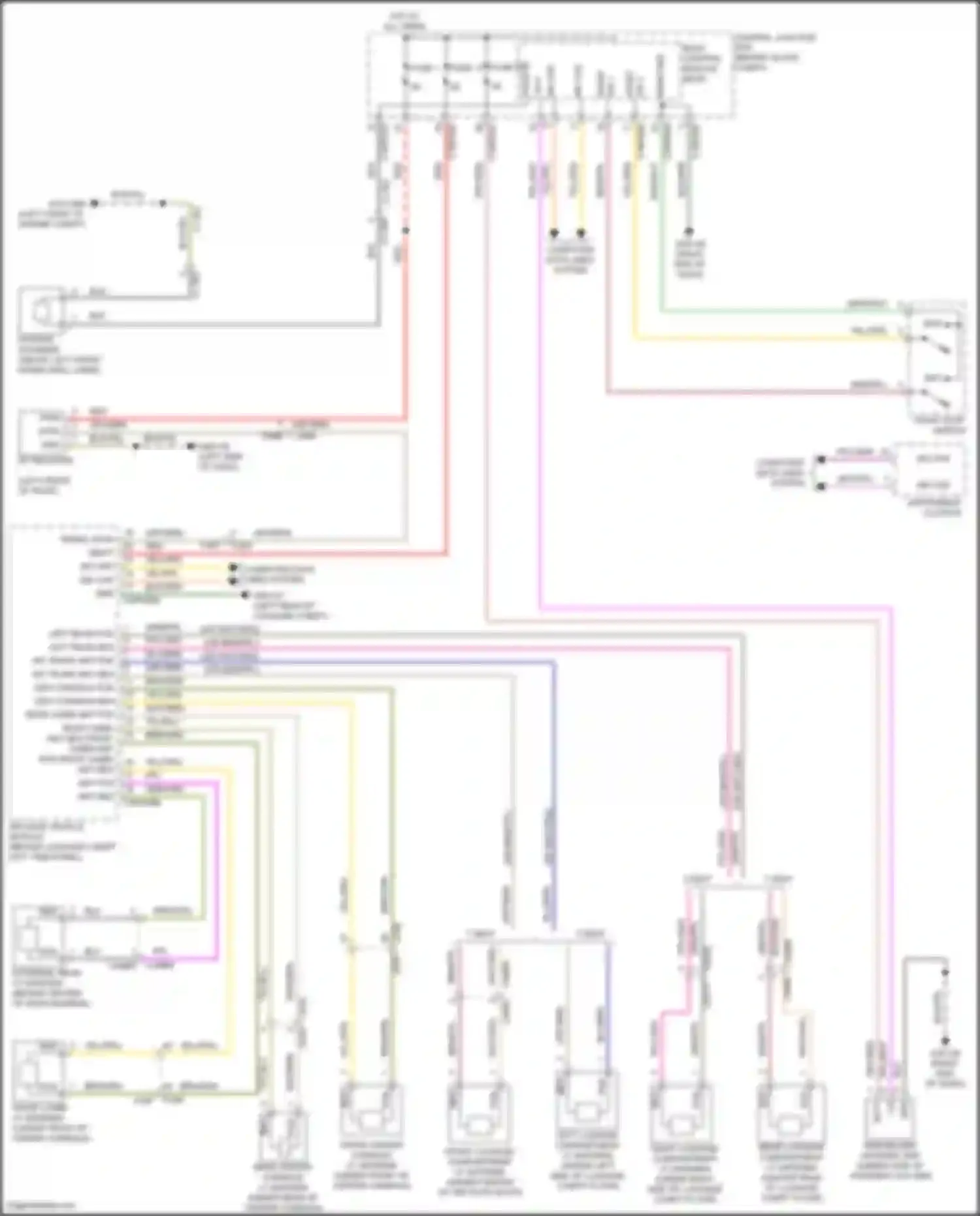 Wiring diagram int trunk ant pos for Land Rover Discovery Sport I (2014-2019) (1 of 2)