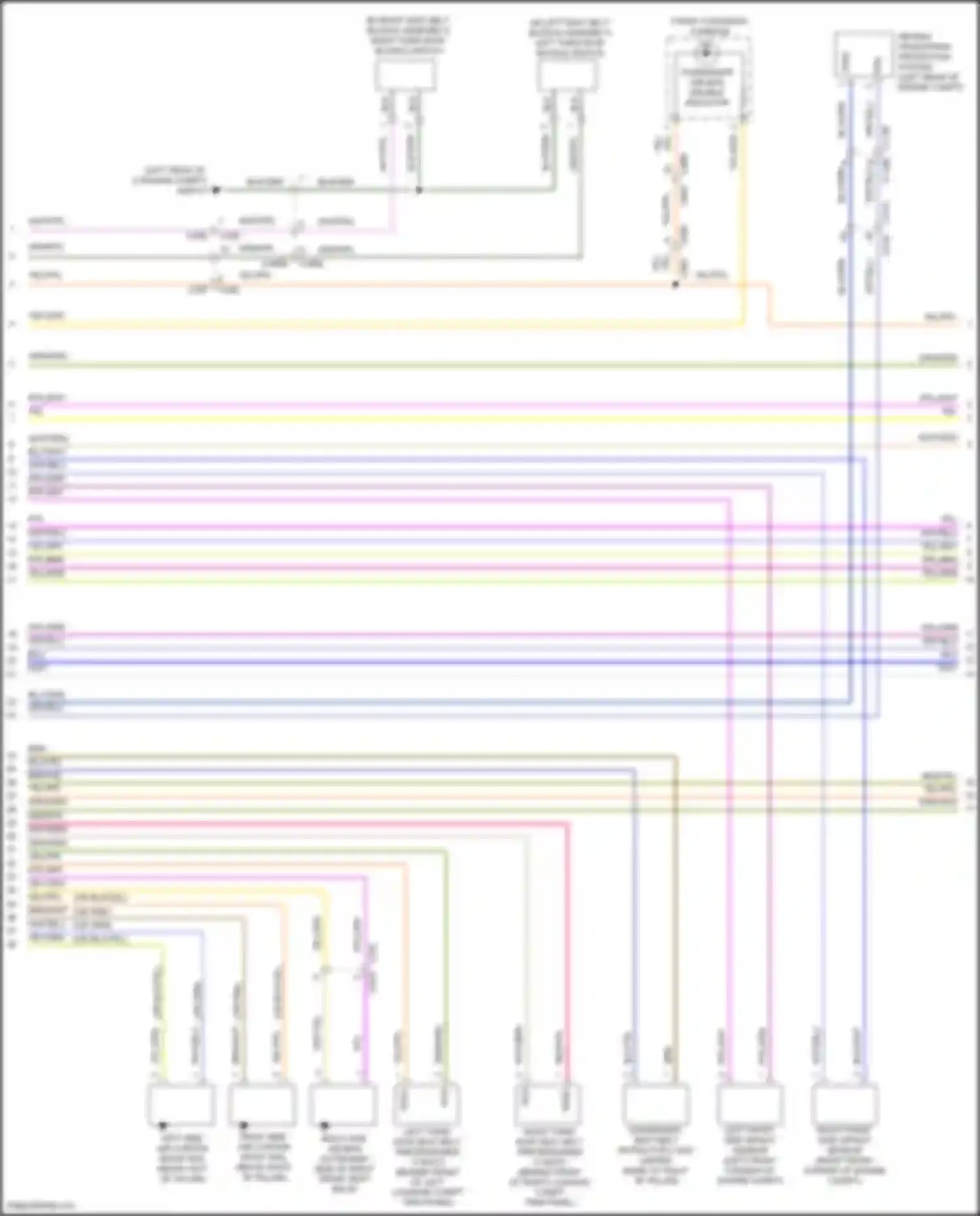 Wiring diagram left front side impact sensor for Land Rover Discovery Sport I (2014-2019) (1 of 1)