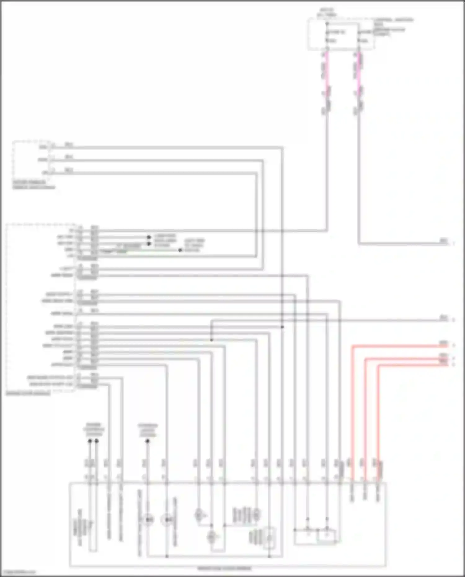 Wiring diagram left front side repeater lamp for Land Rover Discovery Sport I (2014-2019) (2 of 3)