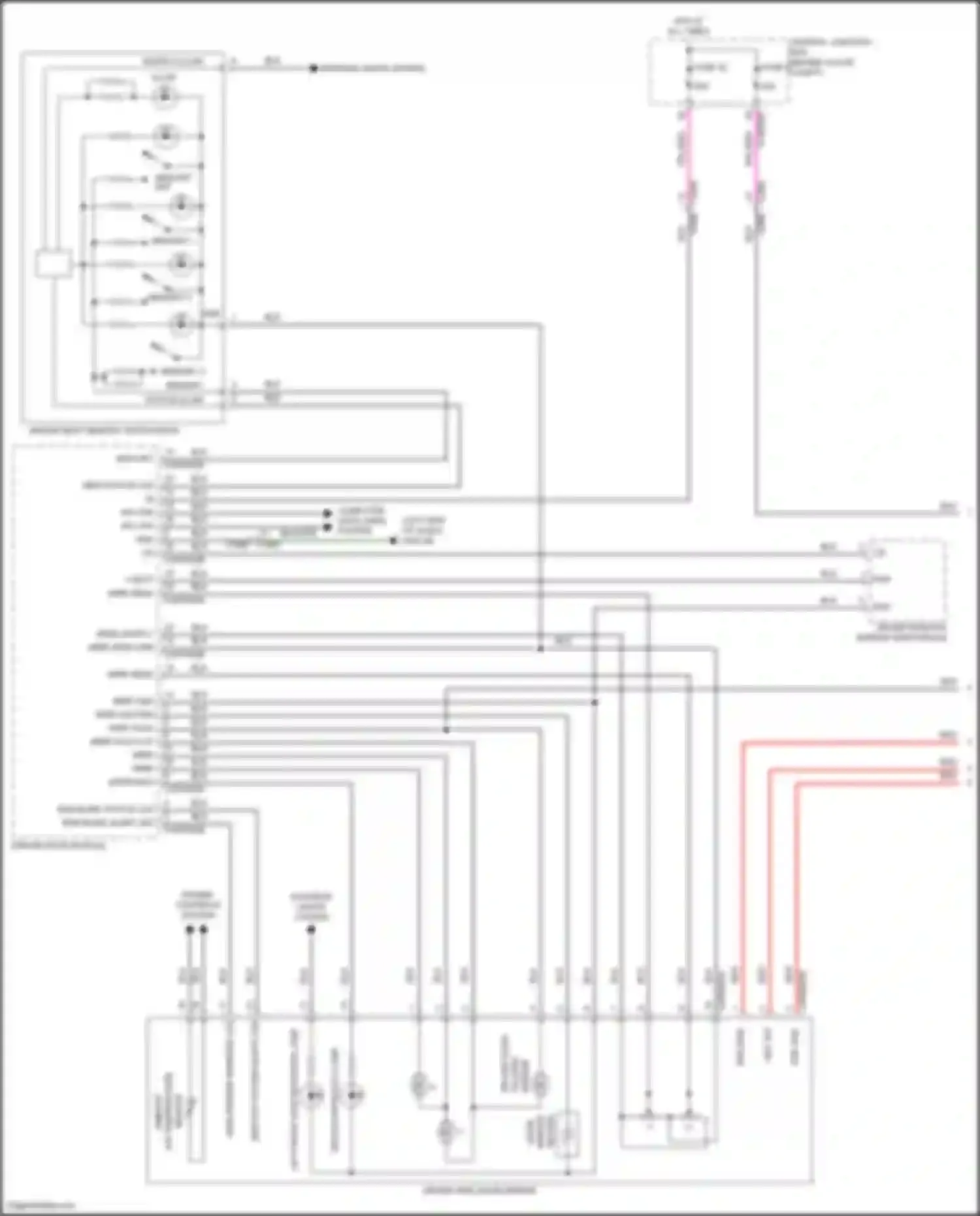 Wiring diagram mem status led for Land Rover Discovery Sport I (2014-2019) (1 of 1)