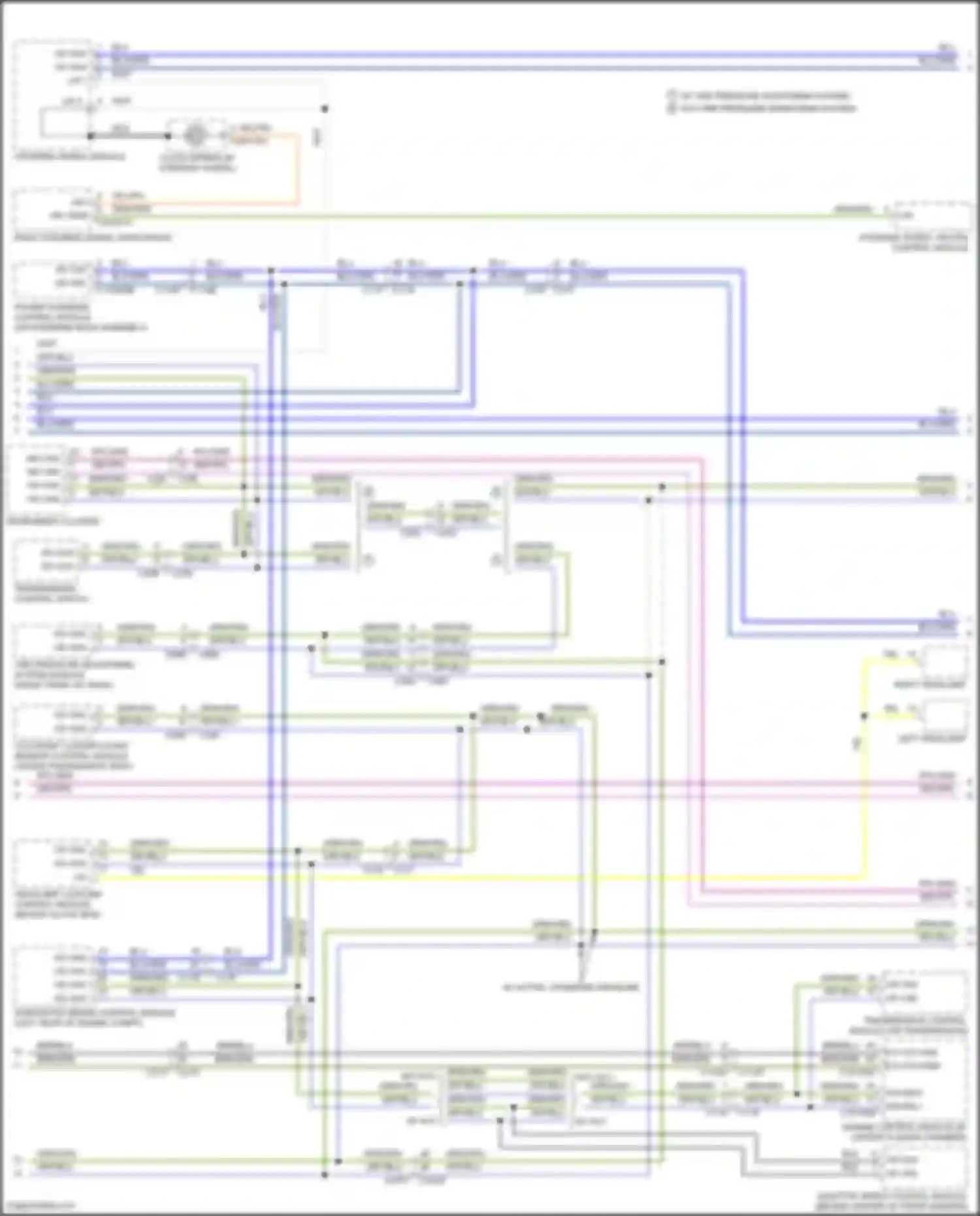 Wiring diagram occupant classification sensor control module for Land Rover Discovery Sport I (2014-2019) (1 of 3)