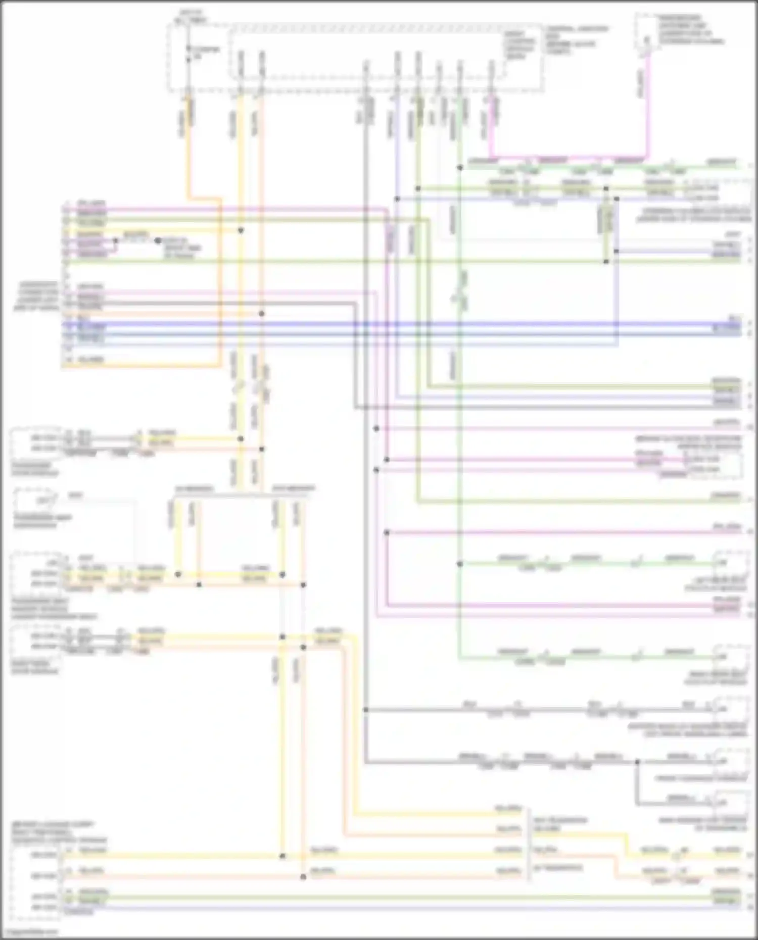 Wiring diagram passenger seat memory module for Land Rover Discovery Sport I (2014-2019) (1 of 5)