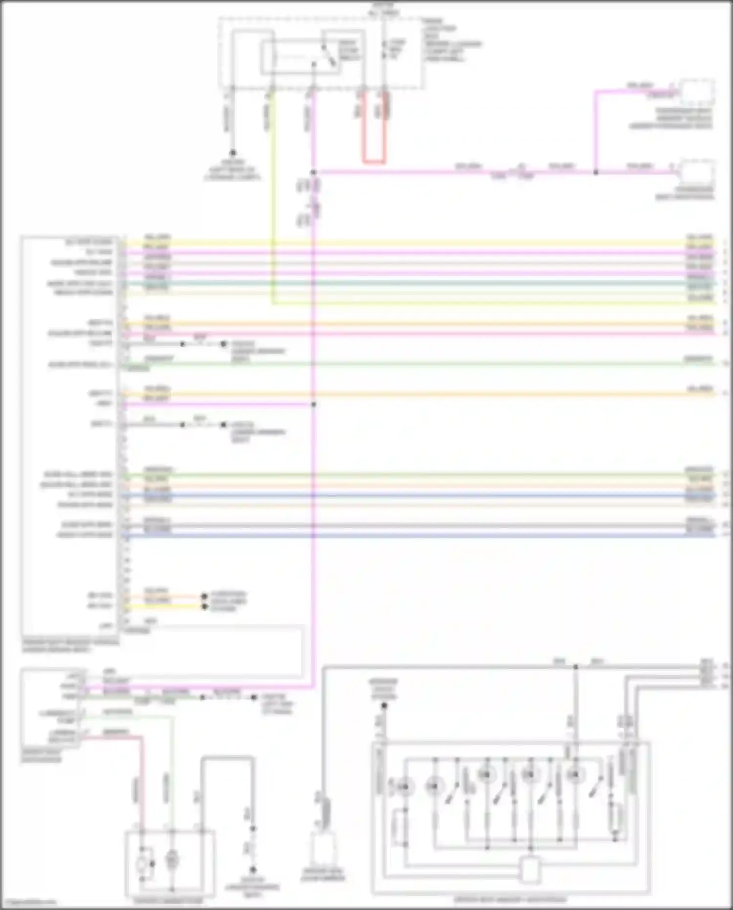 Wiring diagram passenger seat memory module for Land Rover Discovery Sport I (2014-2019) (2 of 5)