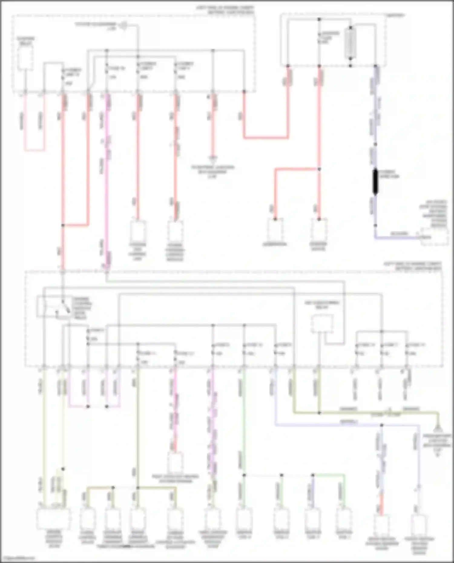 Wiring diagram post catalyst heated oxygen sensor for Land Rover Discovery Sport I (2014-2019) (1 of 2)