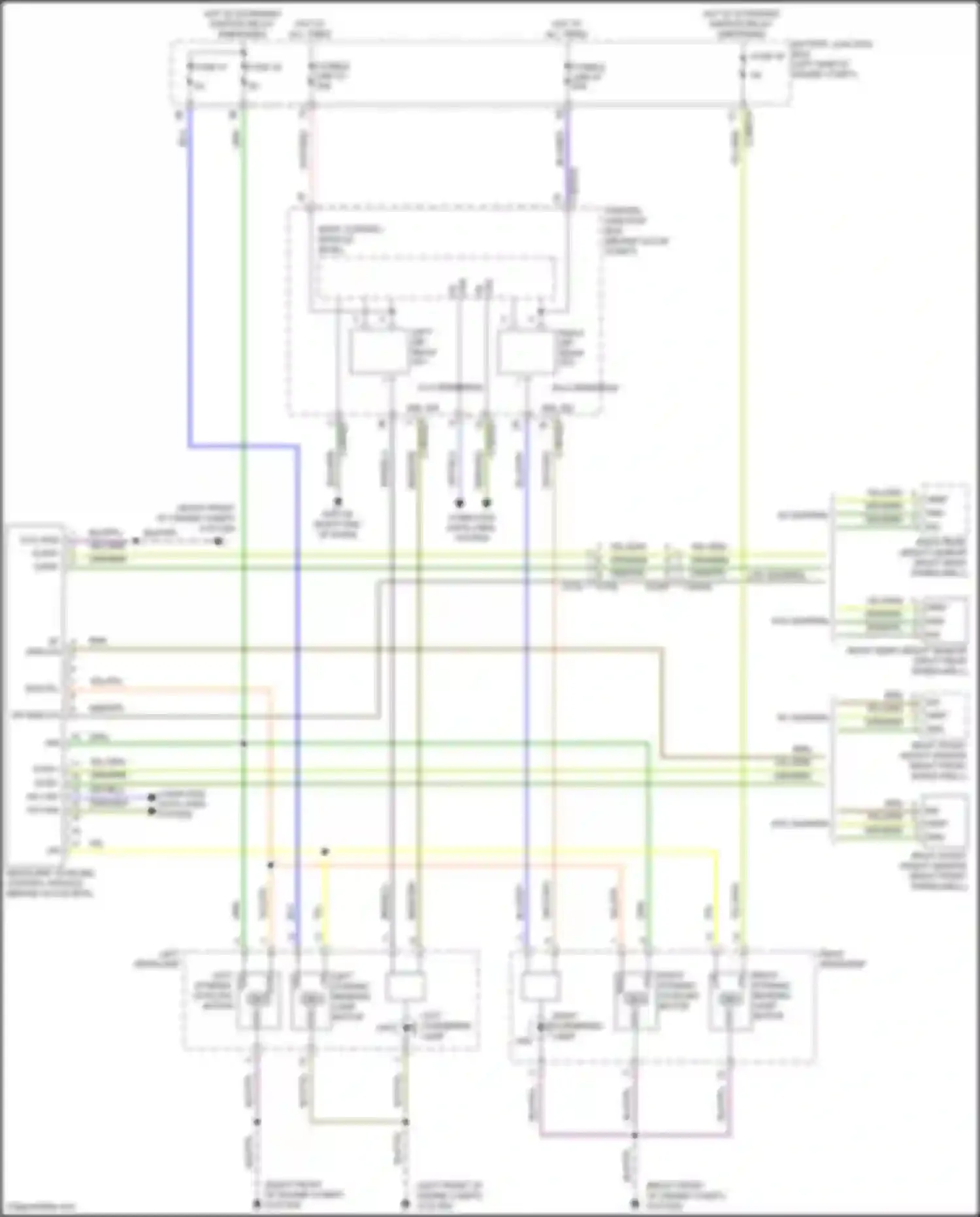 Wiring diagram right dynamic leveling motor for Land Rover Discovery Sport I (2014-2019) (1 of 1)