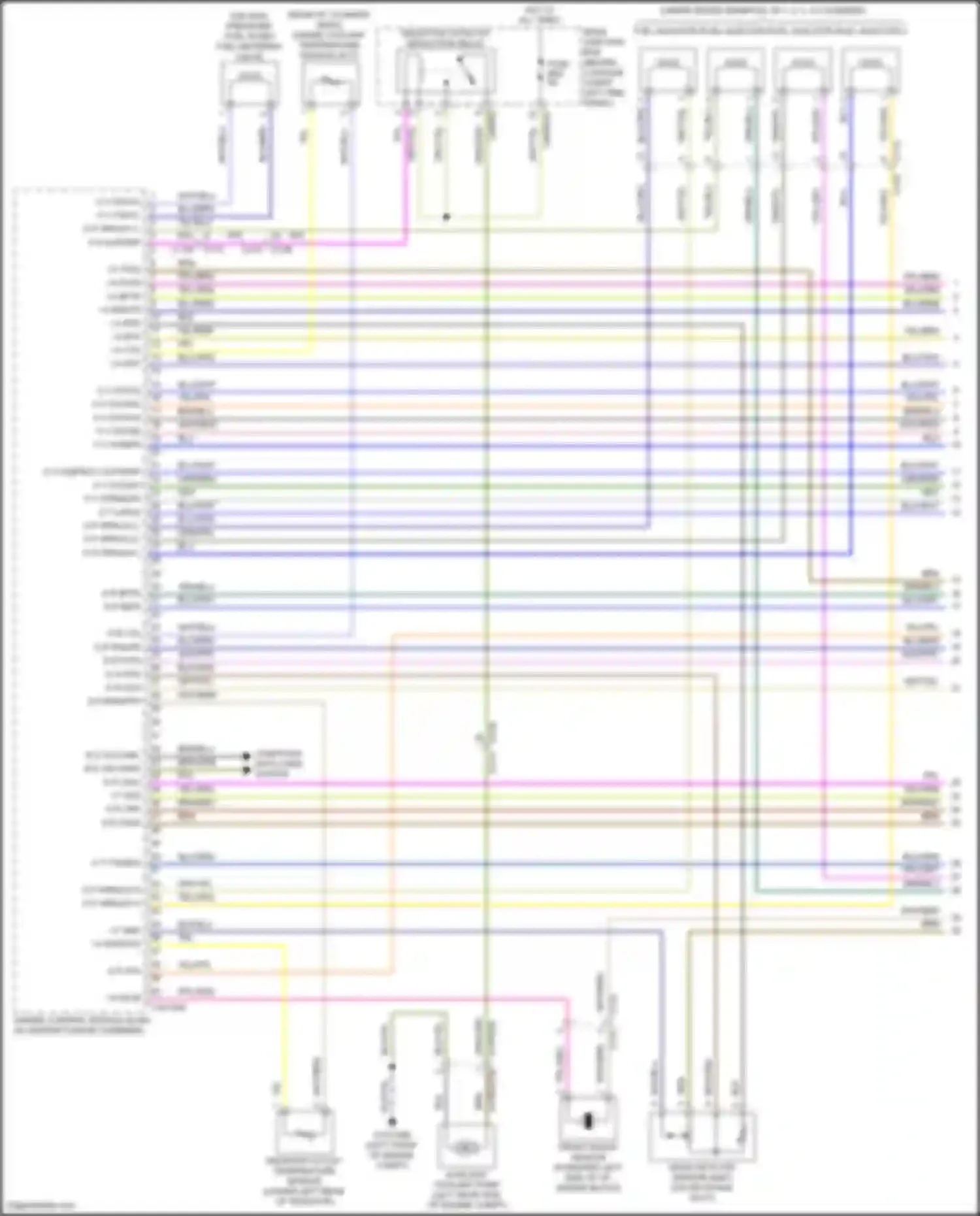 Discovery Sport Land Rover L550 (2014-2019): Wiring diagram engine performance 2.0l turbo (1 of 5)