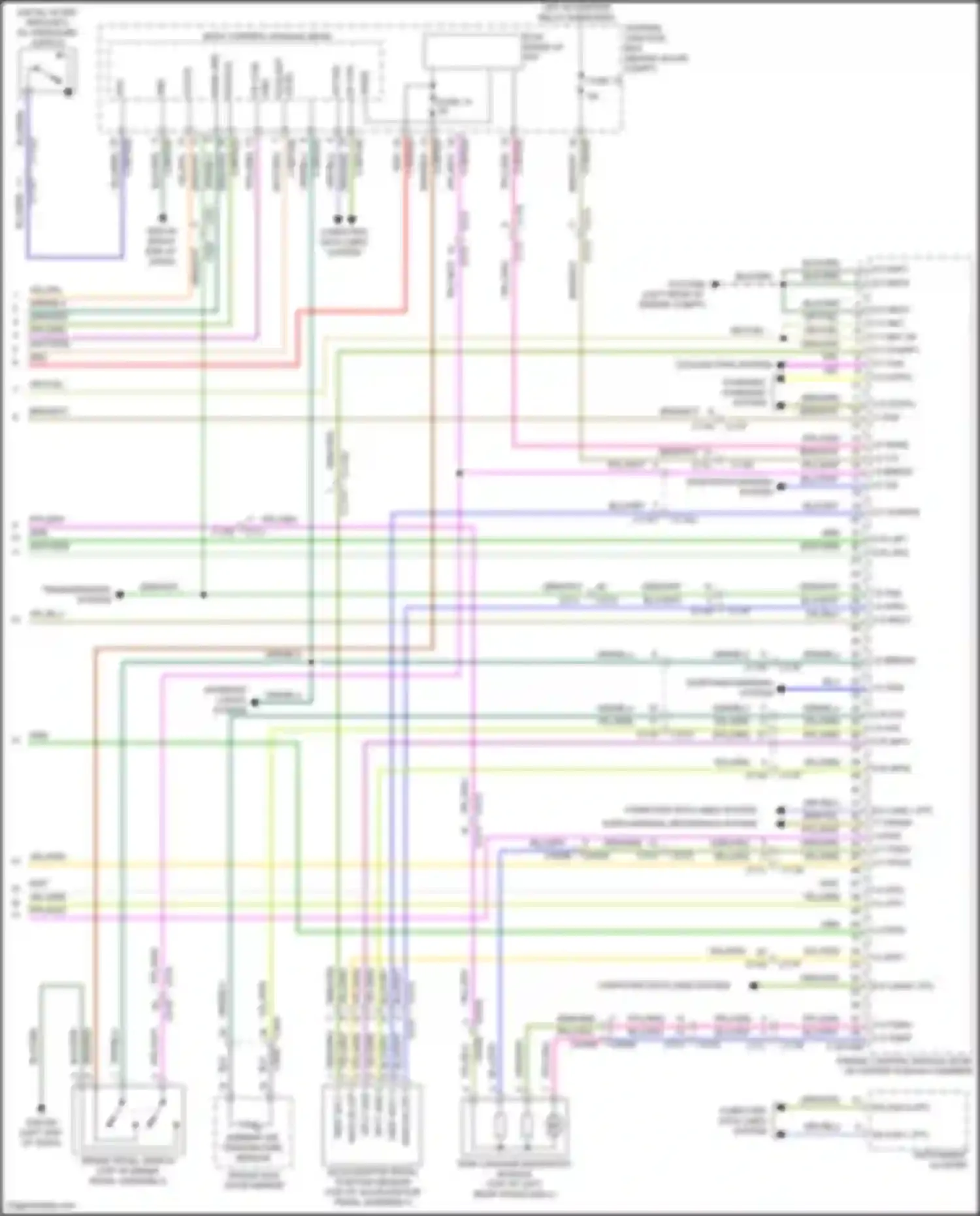 Discovery Sport Land Rover L550 (2014-2019): Wiring diagram engine performance 2.0l turbo (5 of 5)
