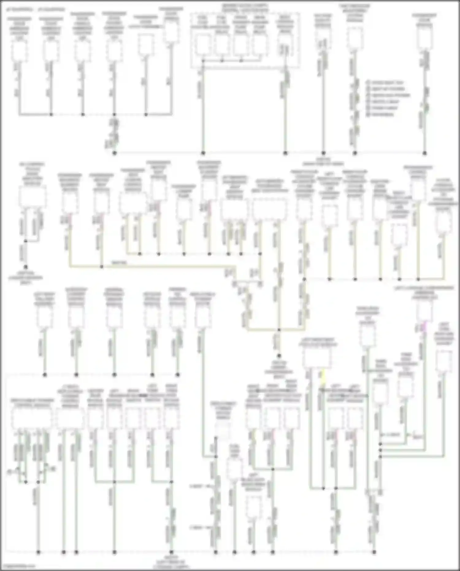 Discovery Sport Land Rover L550 (2014-2019): Ground distribution circuit (2 of 5)