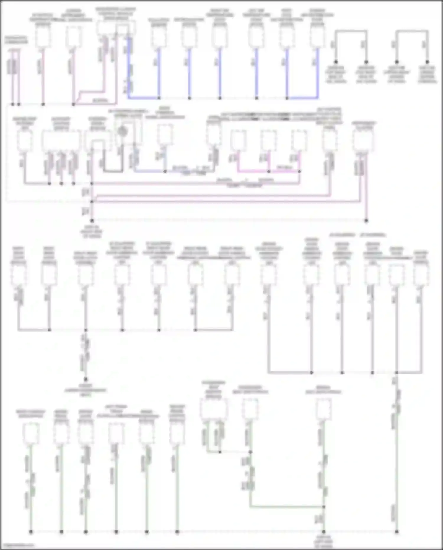 Discovery Sport Land Rover L550 (2014-2019): Ground distribution circuit (4 of 5)