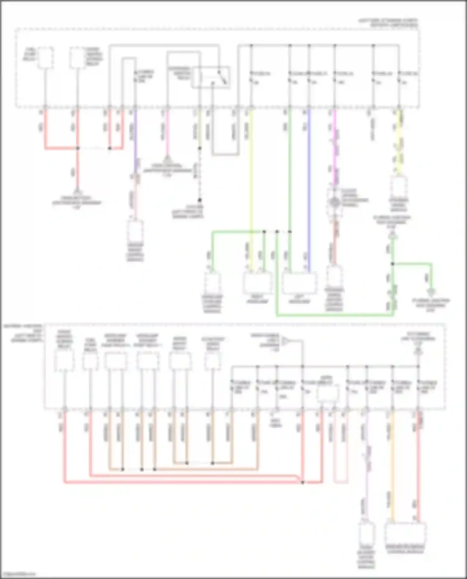 Discovery Sport Land Rover L550 (2014-2019): Power distribution circuit (2 of 9)