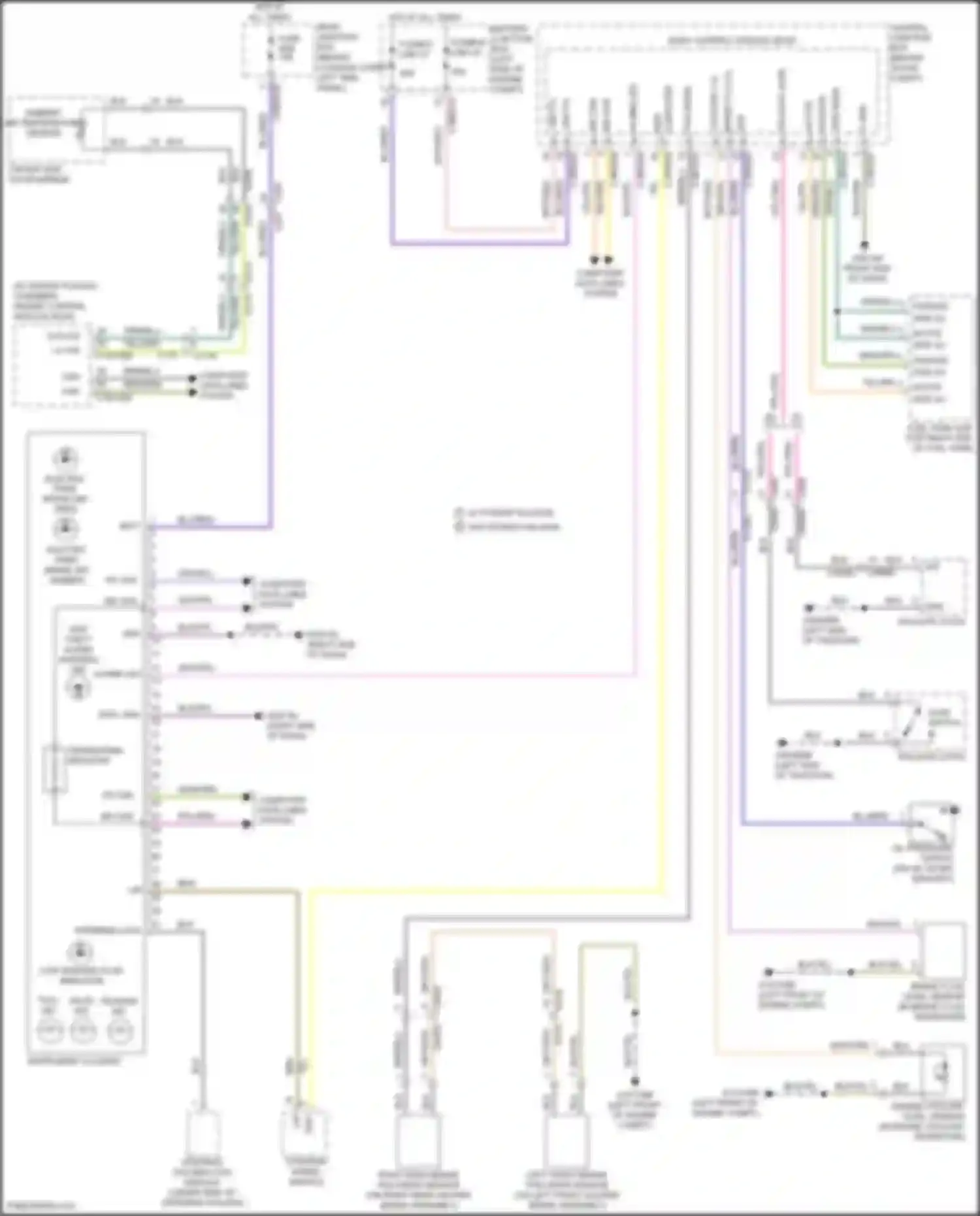 Wiring diagram engine coolant level sensor for Land Rover Discovery Sport L550 (2014-2019) (2 of 3)