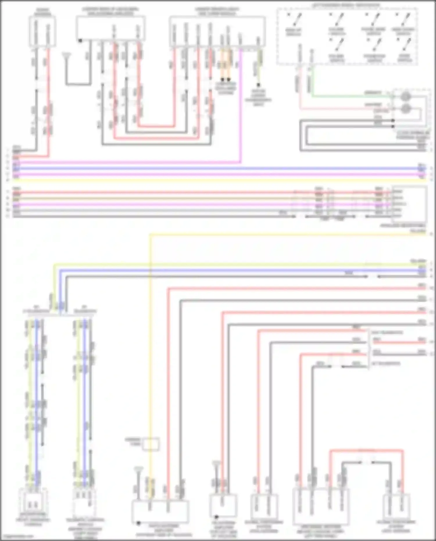 Wiring diagram front overhead console for Land Rover Discovery Sport L550 (2014-2019) (9 of 16)