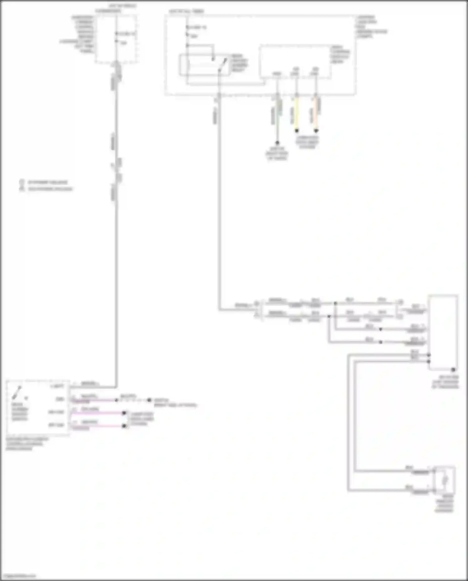 Wiring diagram rear window heated element for Land Rover Discovery Sport L550 (2014-2019) (1 of 1)