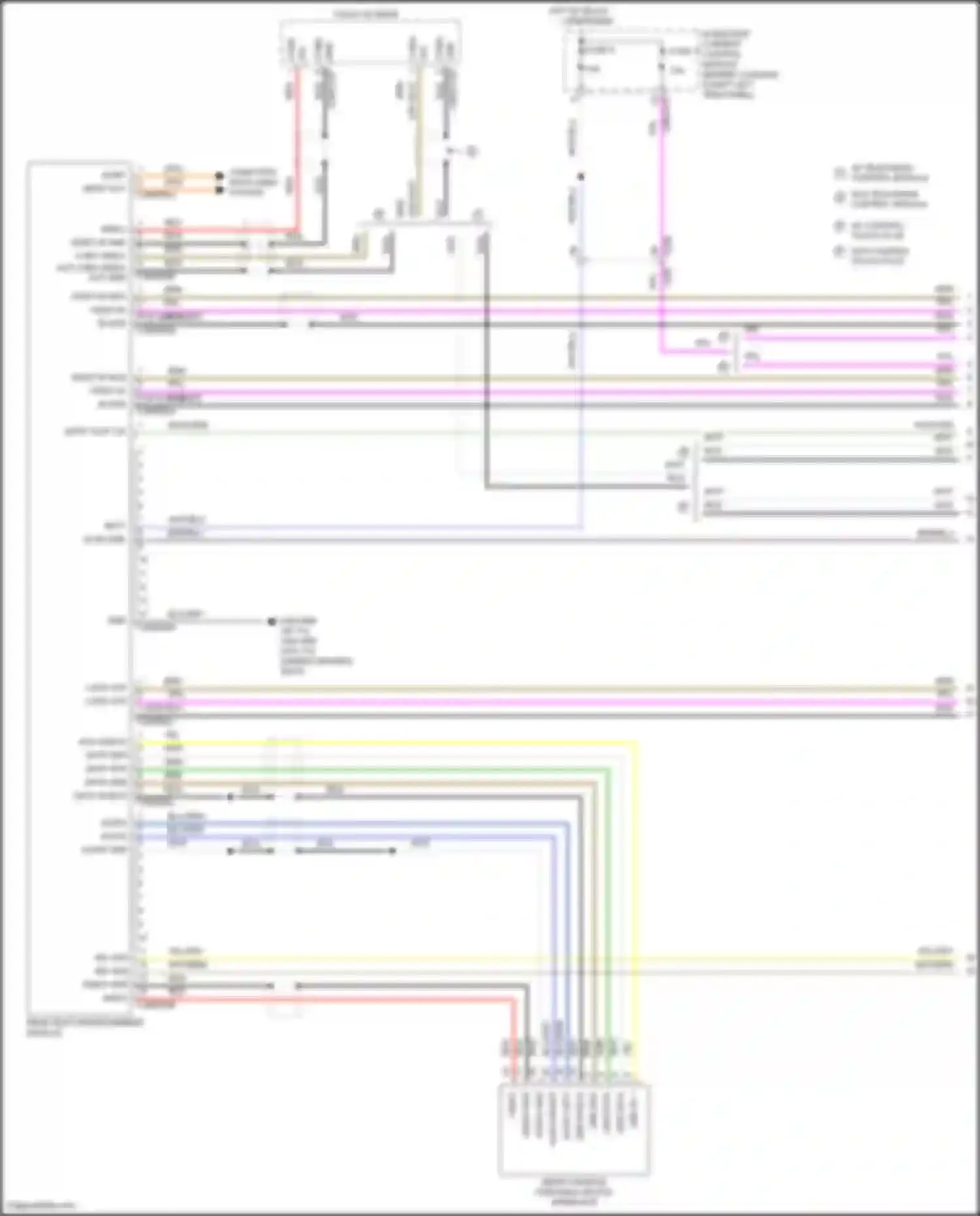 Wiring diagram w/ control touch plus w/o control touch plus for Land Rover Discovery Sport L550 (2014-2019) (1 of 1)