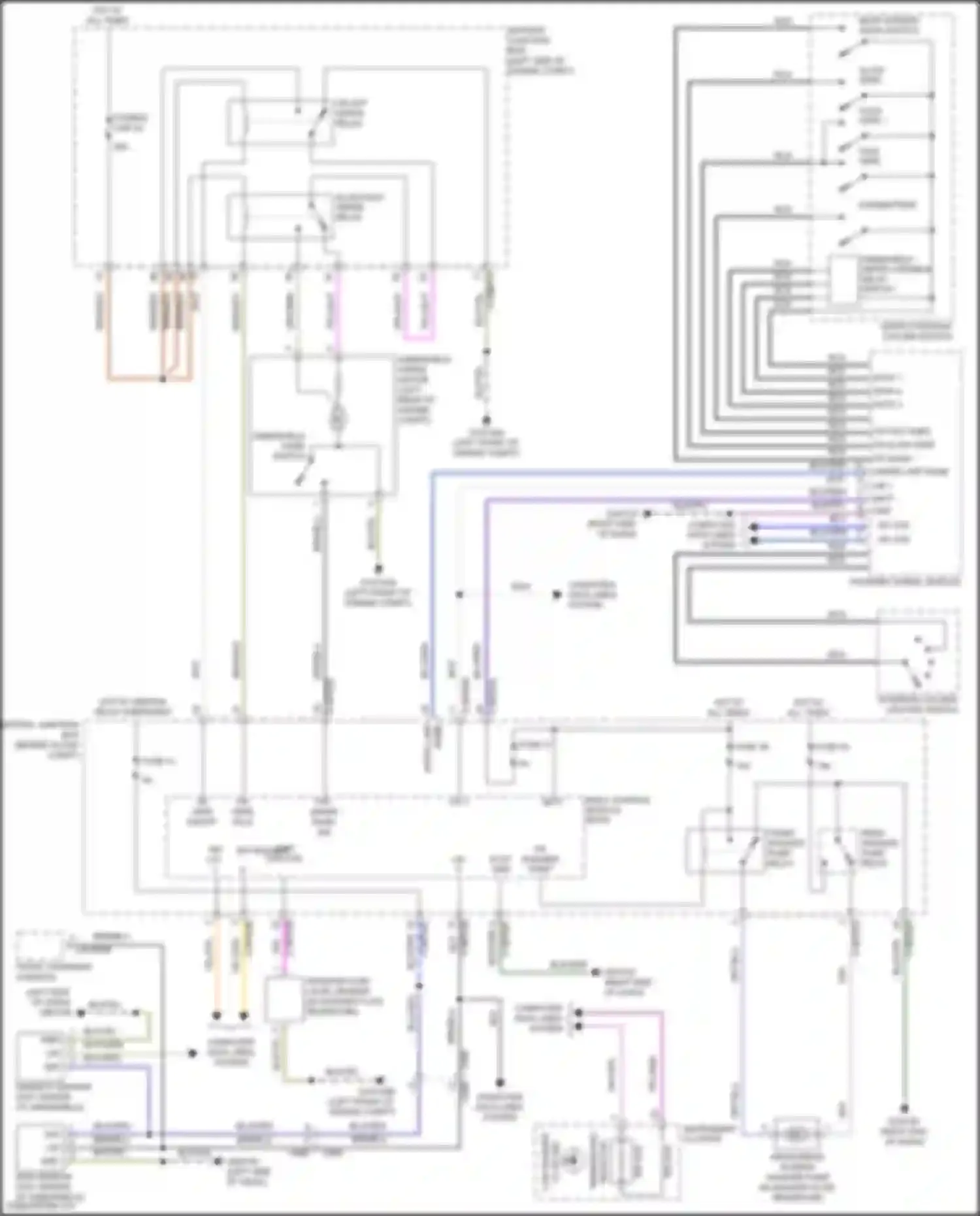 Wiring diagram windshield wiper variable delay switch for Land Rover Discovery Sport L550 (2014-2019) (1 of 2)