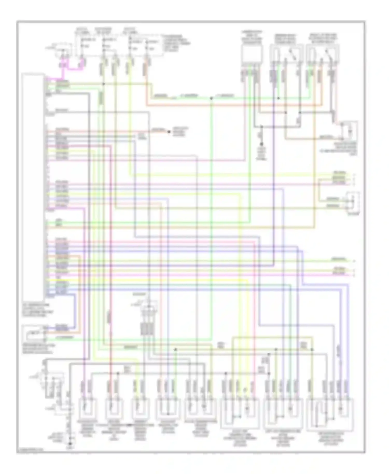 Discovery Land Rover II (1998-2004): Automatic a/c circuit (1 of 2)