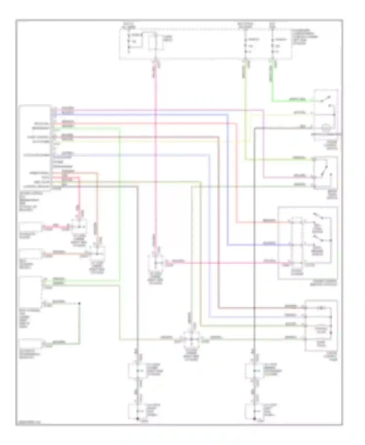 Discovery Land Rover II (1998-2004): Cruise control circuit