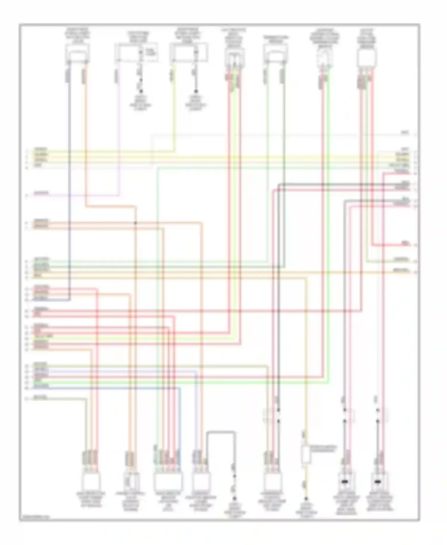 Discovery Land Rover II (1998-2004): Wiring diagram engine performance 4.0ls (2 of 3)