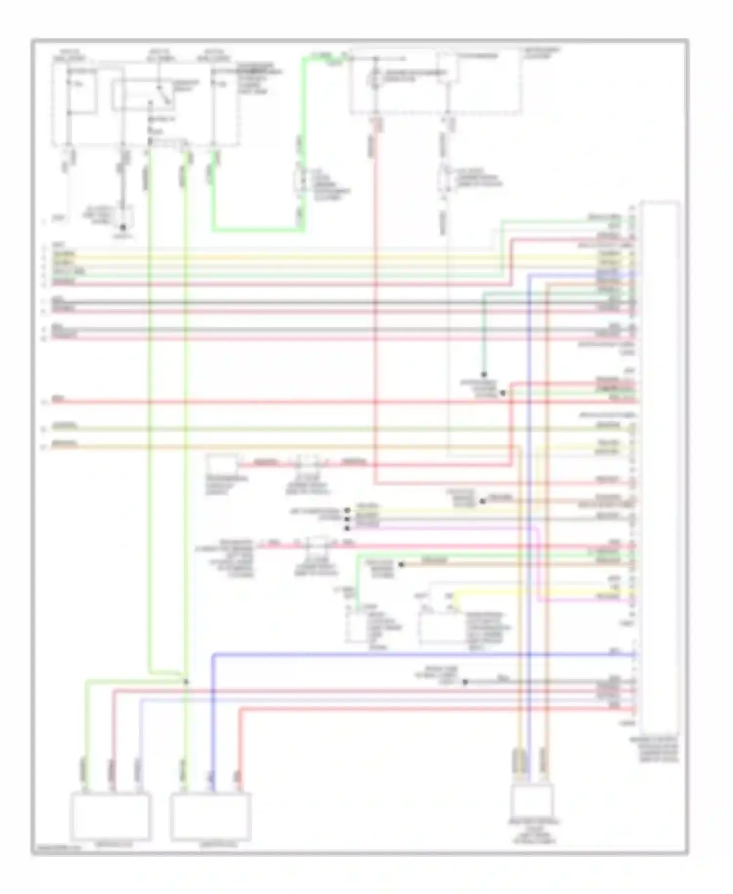 Discovery Land Rover II (1998-2004): Wiring diagram engine performance 4.0ls (3 of 3)