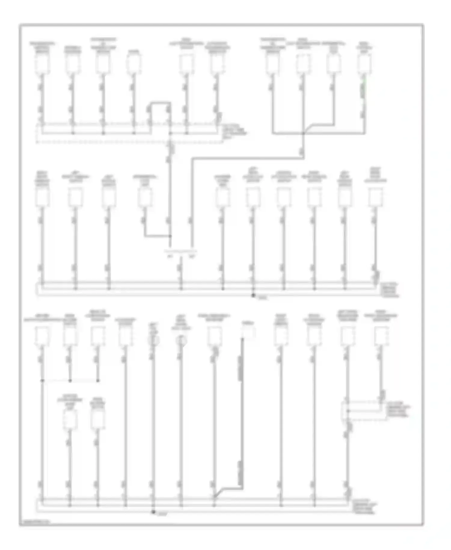 Discovery Land Rover II (1998-2004): Ground distribution circuit (4 of 5)