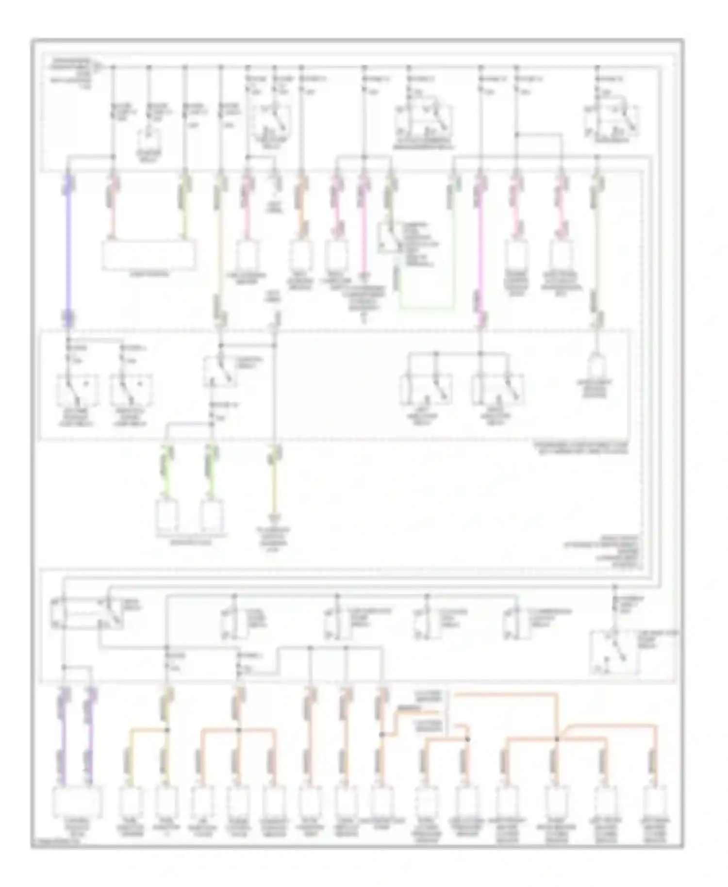 Discovery Land Rover II (1998-2004): Power distribution circuit (2 of 5)