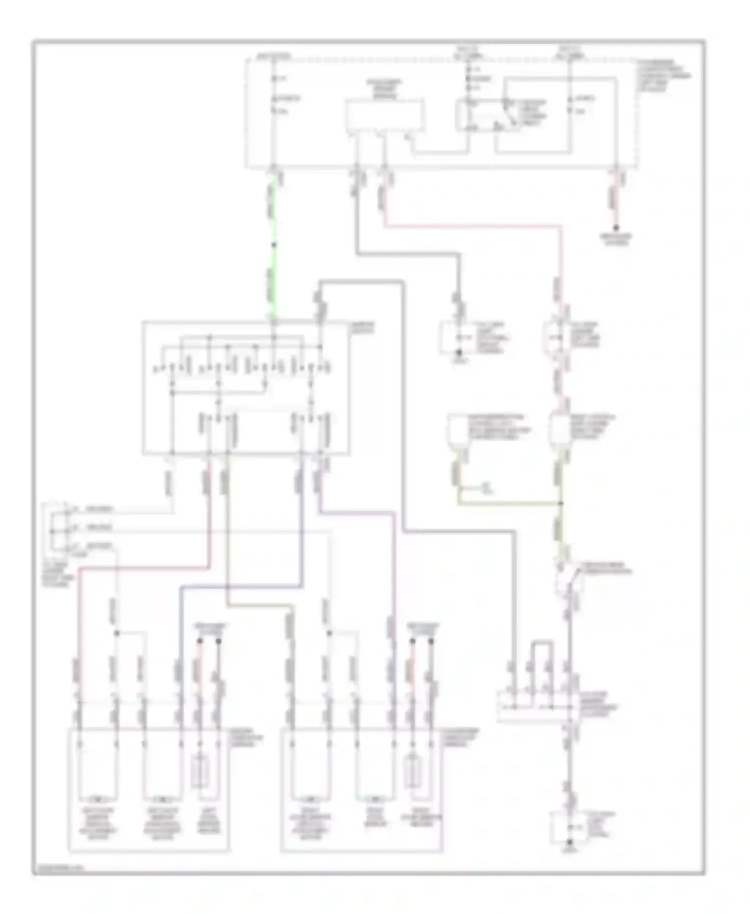 Discovery Land Rover II (1998-2004): Power mirrors circuit
