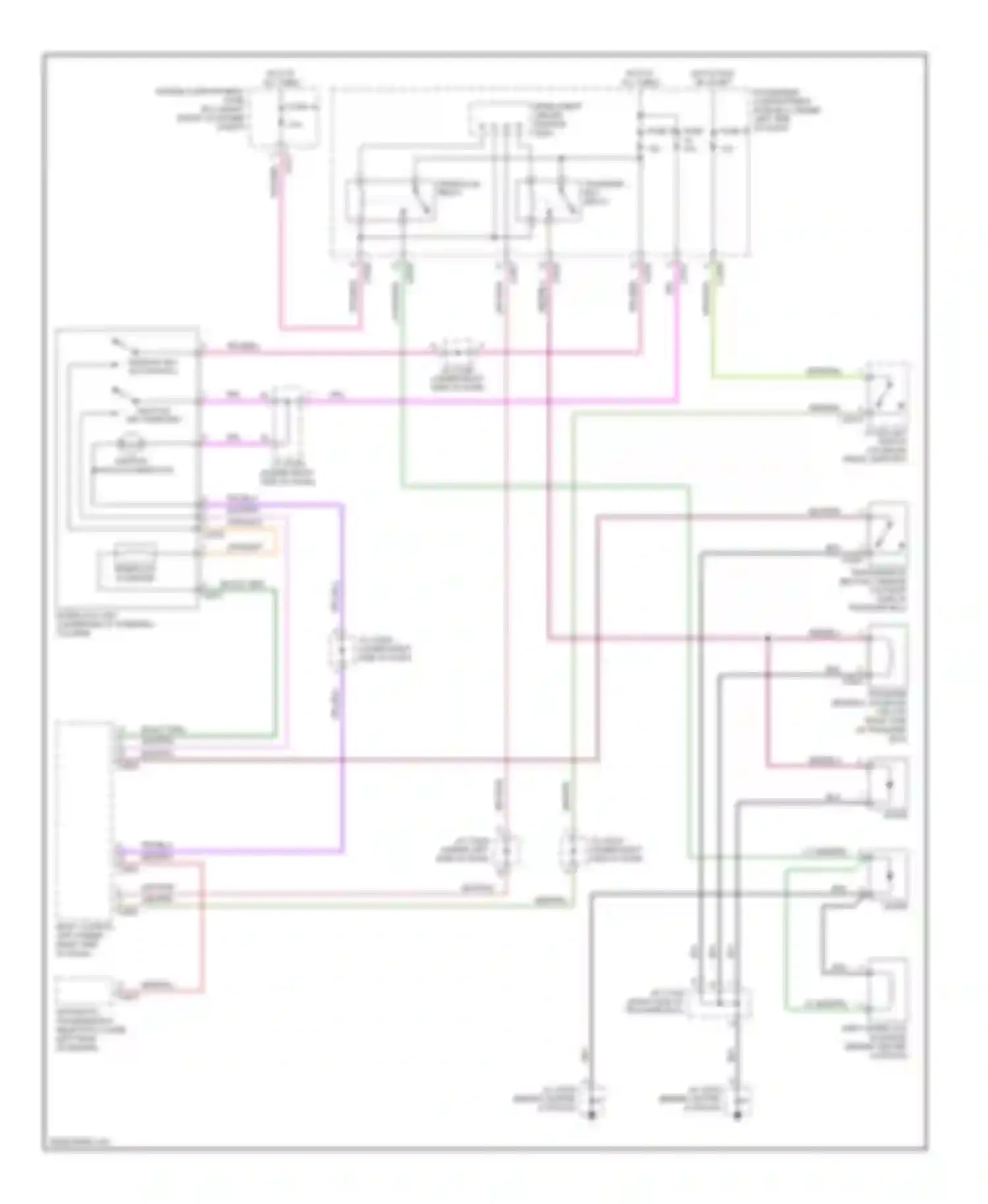 Discovery Land Rover II (1998-2004): Shift interlock circuit