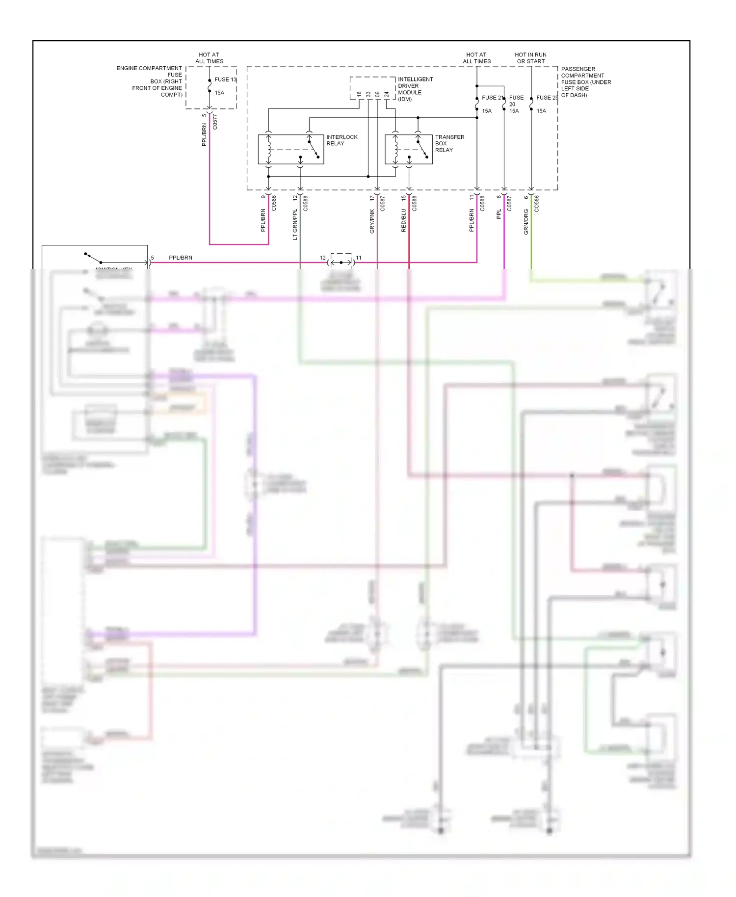Wiring diagram blk for Land Rover Discovery II (1998-2004) (49 of 56)