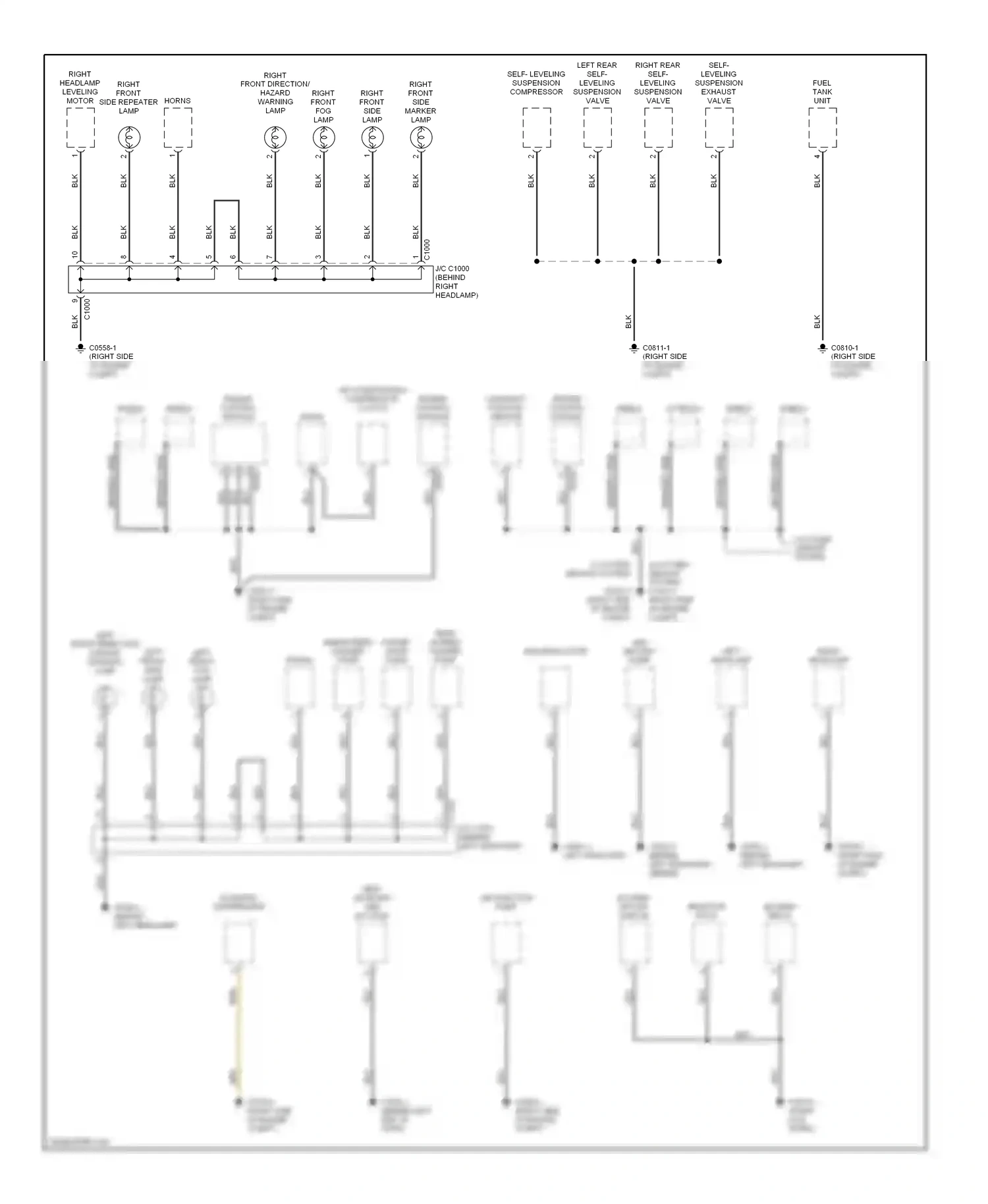 Wiring diagram engine control module for Land Rover Discovery II (1998-2004) (2 of 3)