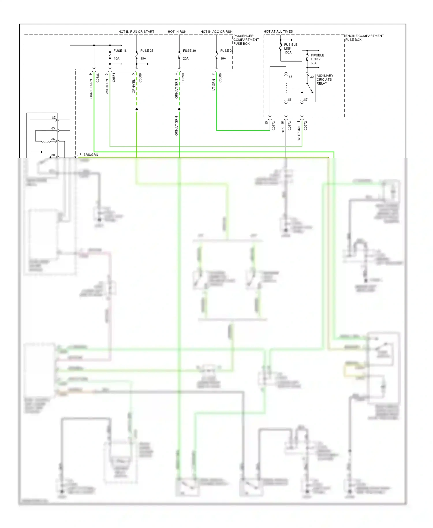 Wiring diagram reverse light switch for Land Rover Discovery II (1998-2004) (1 of 1)