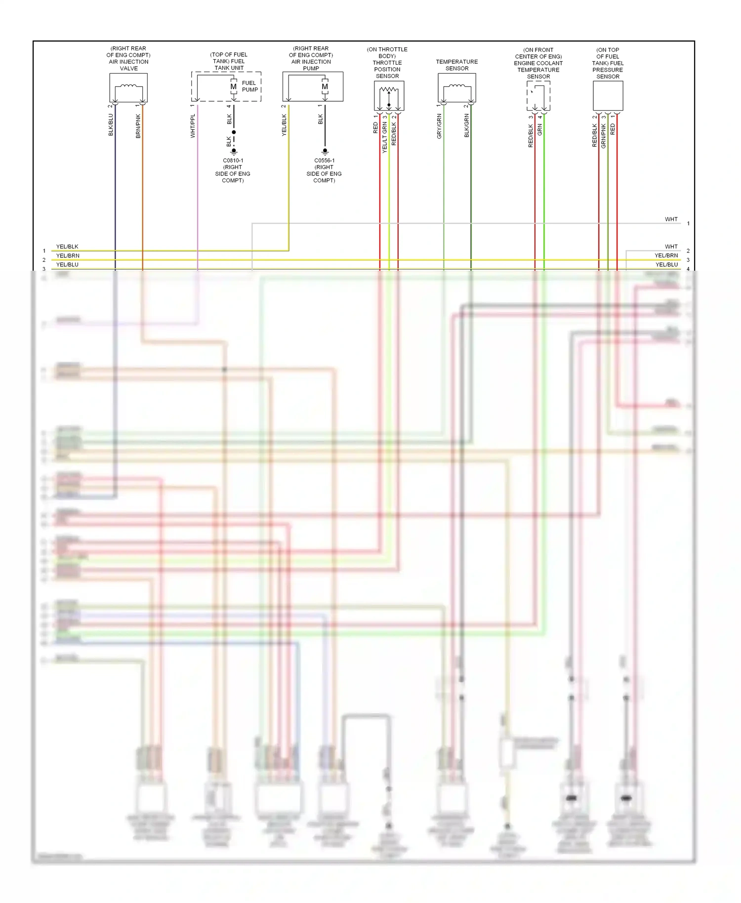 Wiring diagram temperature sensor for Land Rover Discovery II (1998-2004) (1 of 1)