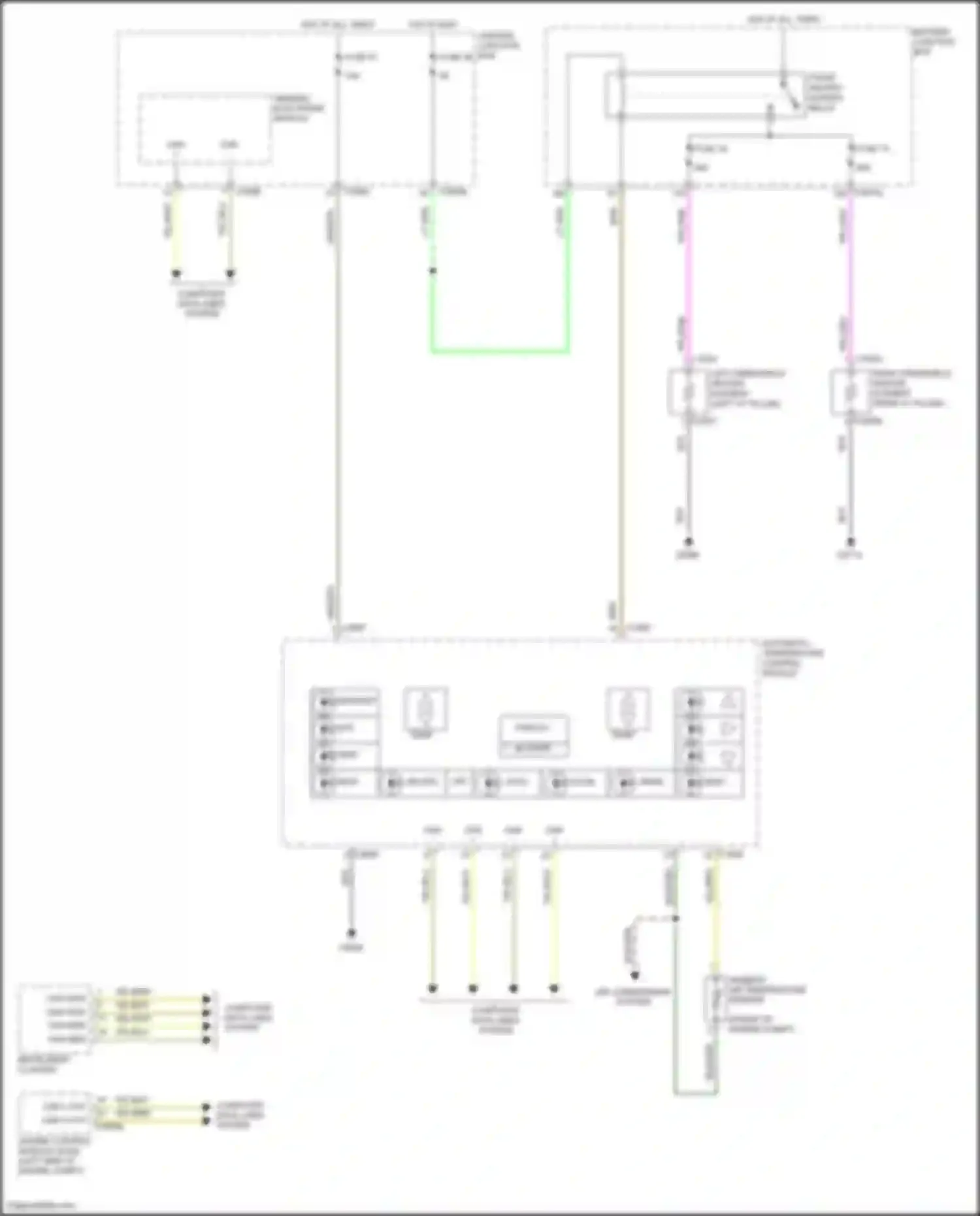 Discovery Land Rover III (2004-2009): Heated windshield circuit