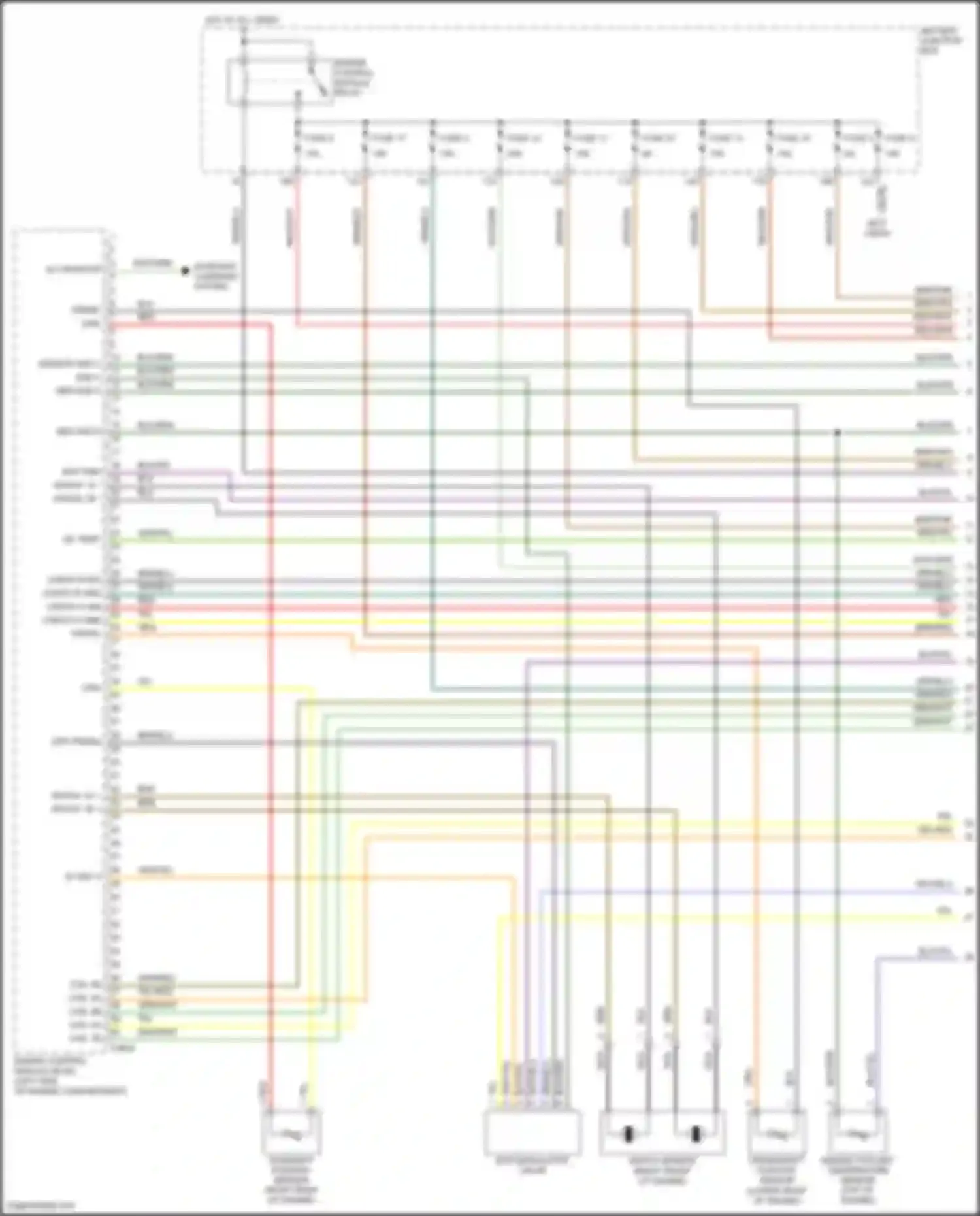 Discovery Land Rover III (2004-2009): Wiring diagram engine performance 4.0l (1 of 4)