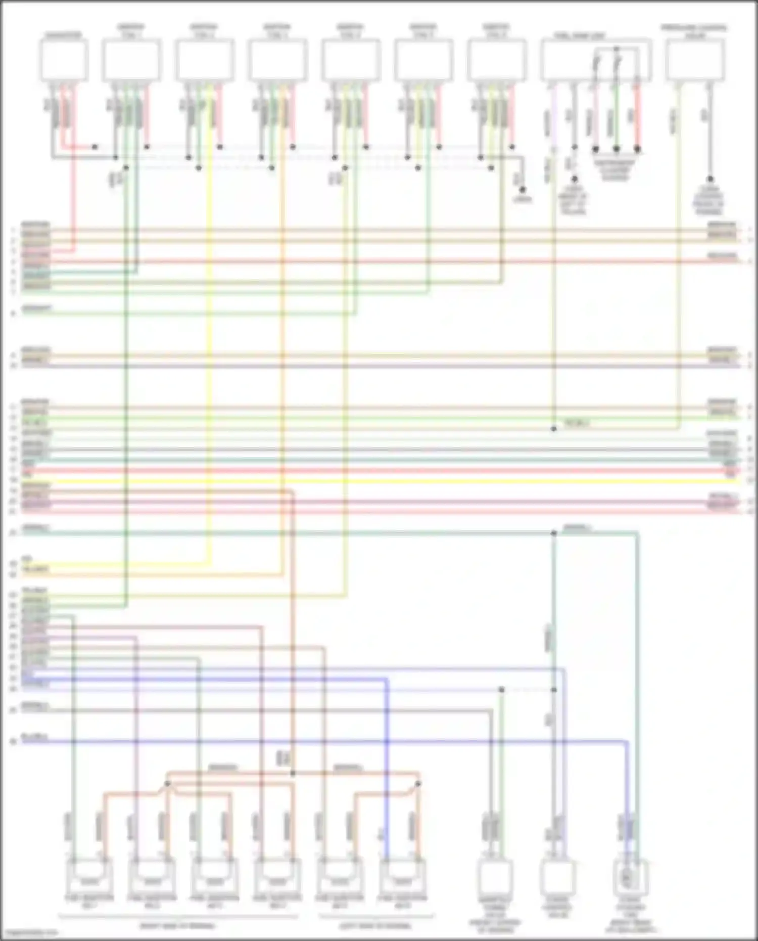 Discovery Land Rover III (2004-2009): Wiring diagram engine performance 4.0l (3 of 4)