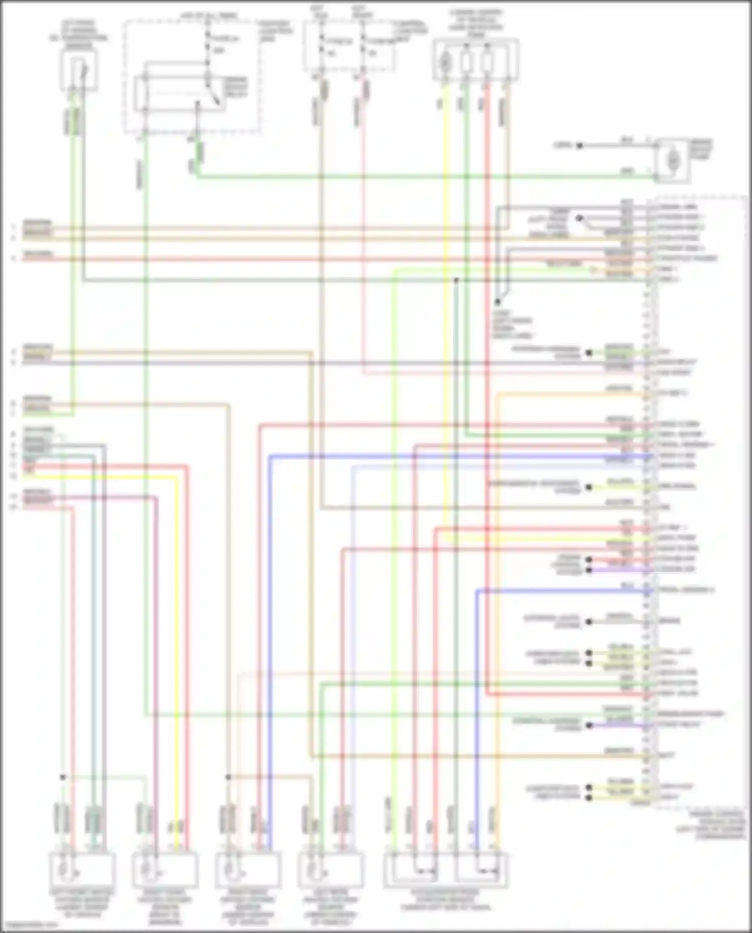 Discovery Land Rover III (2004-2009): Wiring diagram engine performance 4.0l (4 of 4)