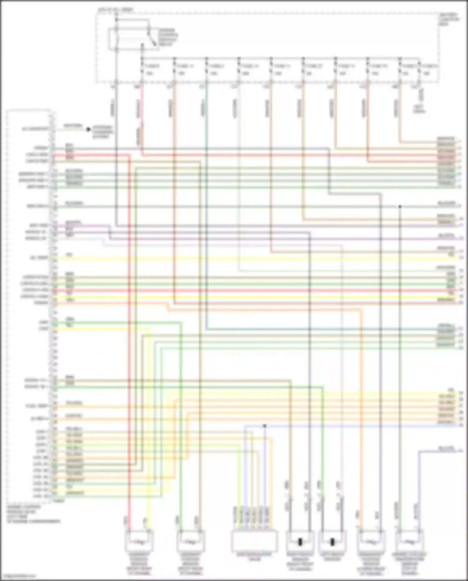 Discovery Land Rover III (2004-2009): Wiring diagram engine performance 4.4l (1 of 5)