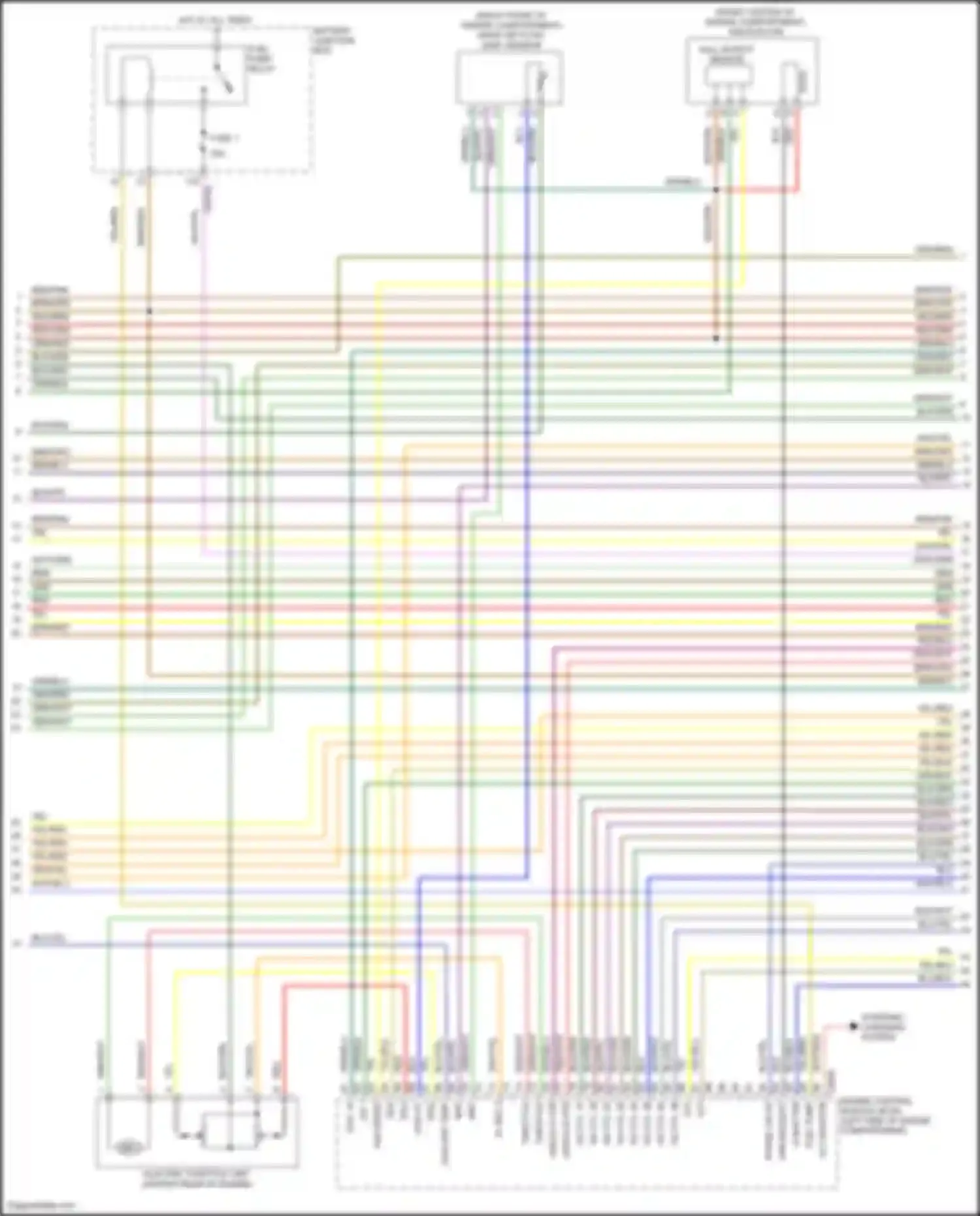 Discovery Land Rover III (2004-2009): Wiring diagram engine performance 4.4l (2 of 5)
