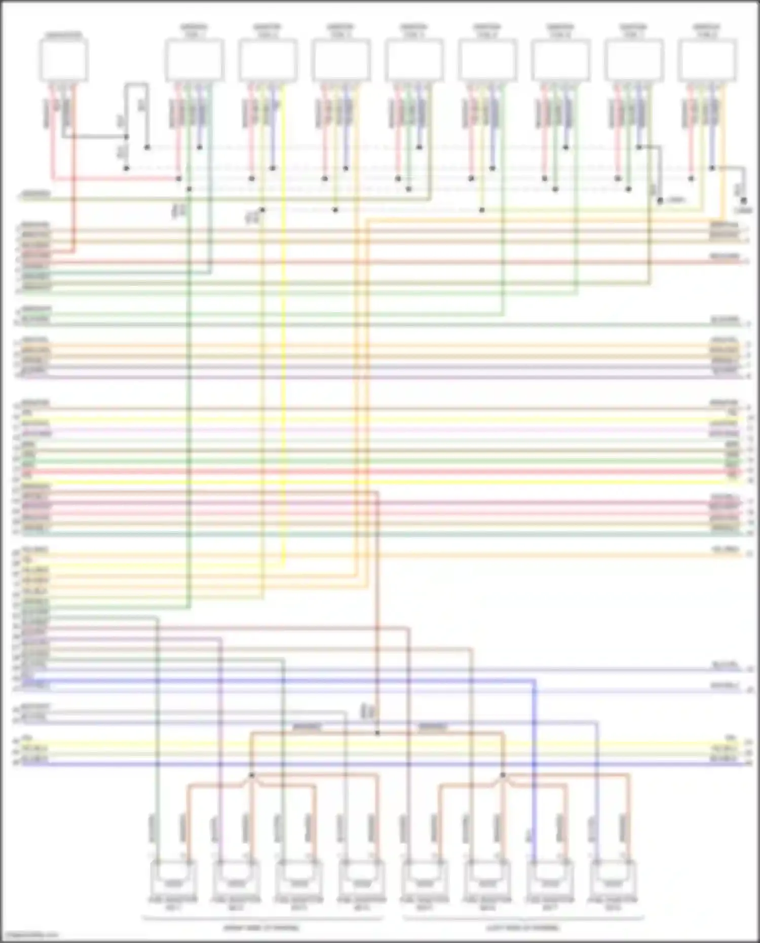 Discovery Land Rover III (2004-2009): Wiring diagram engine performance 4.4l (3 of 5)