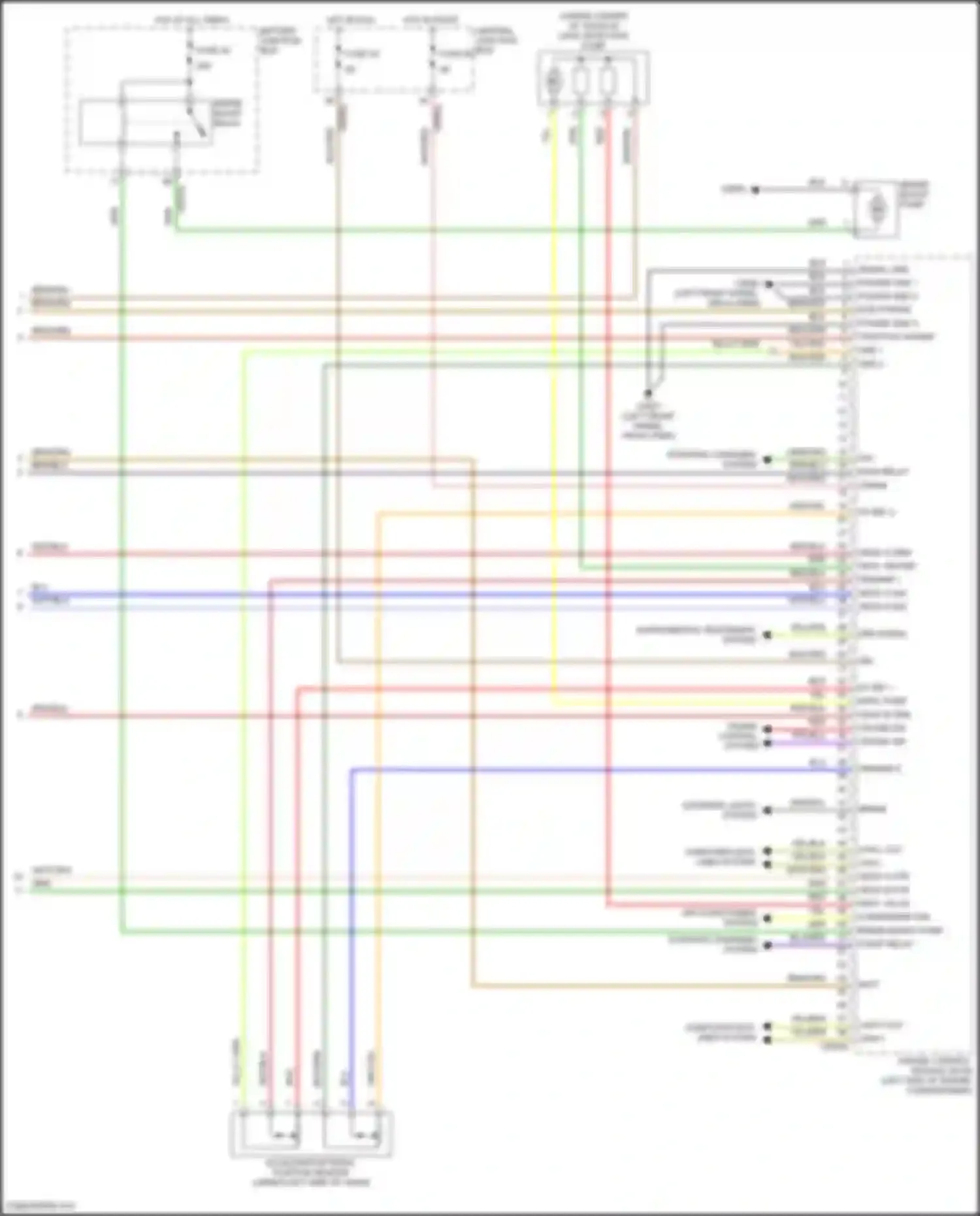 Discovery Land Rover III (2004-2009): Wiring diagram engine performance 4.4l (5 of 5)