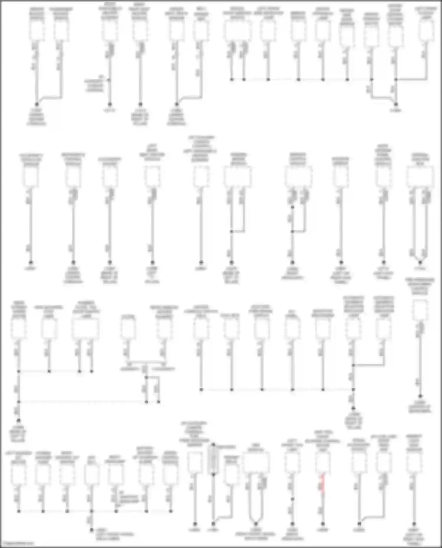 Discovery Land Rover III (2004-2009): Ground distribution circuit (2 of 3)