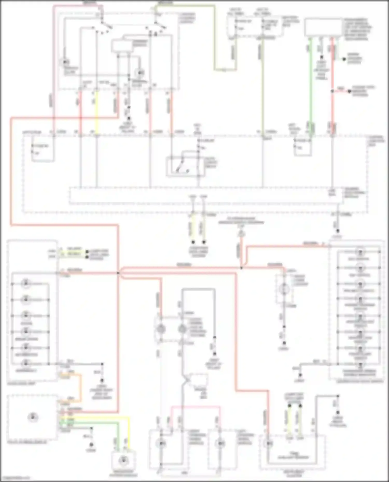Discovery Land Rover III (2004-2009): Instrument illumination circuit (1 of 2)