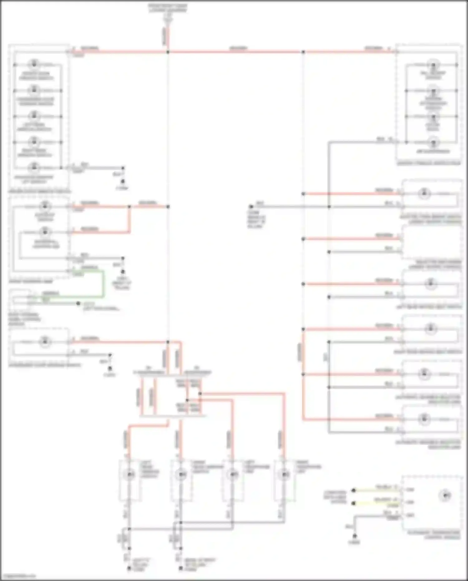 Discovery Land Rover III (2004-2009): Instrument illumination circuit (2 of 2)