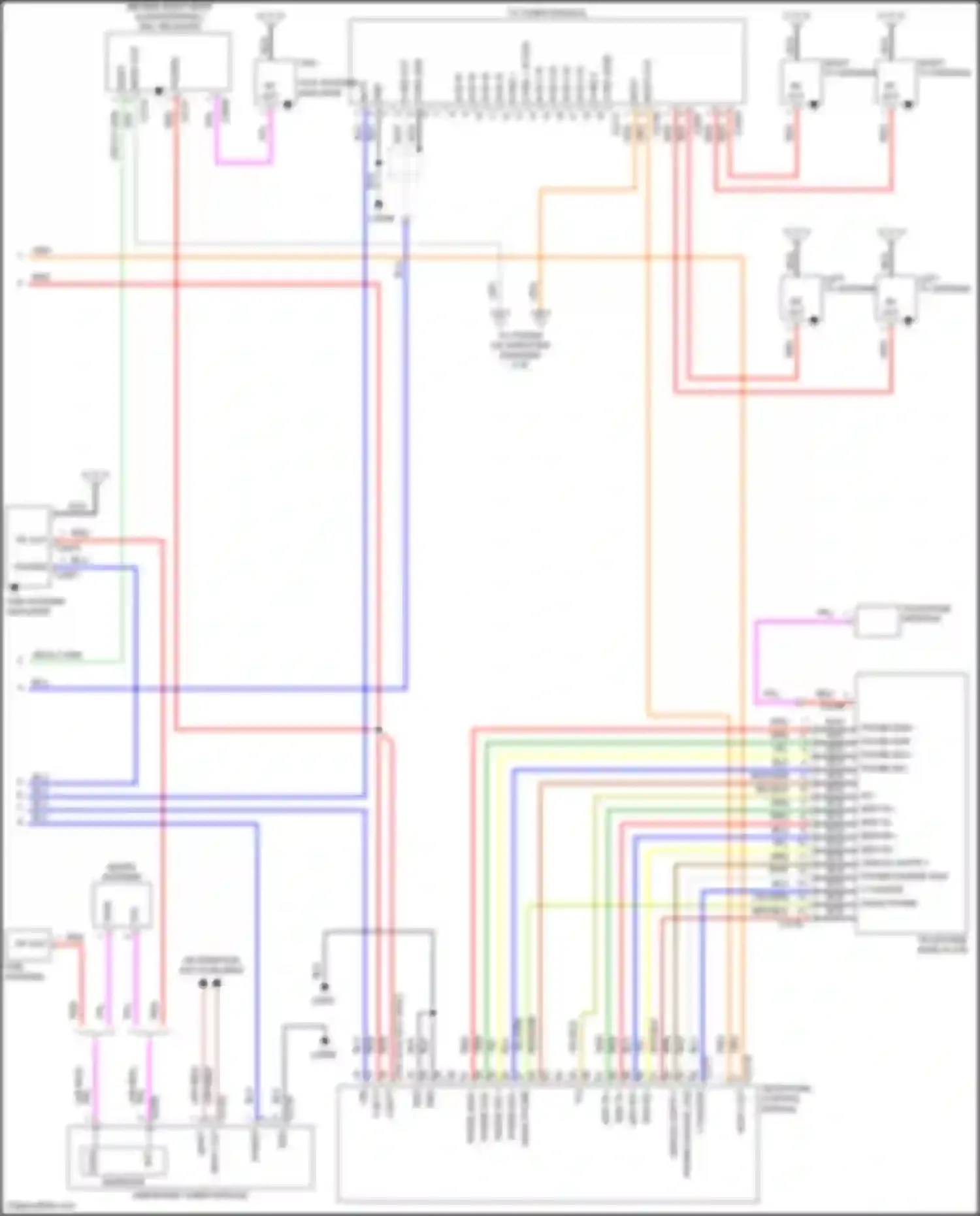 Discovery Land Rover III (2004-2009): Navigation circuit (2 of 3)
