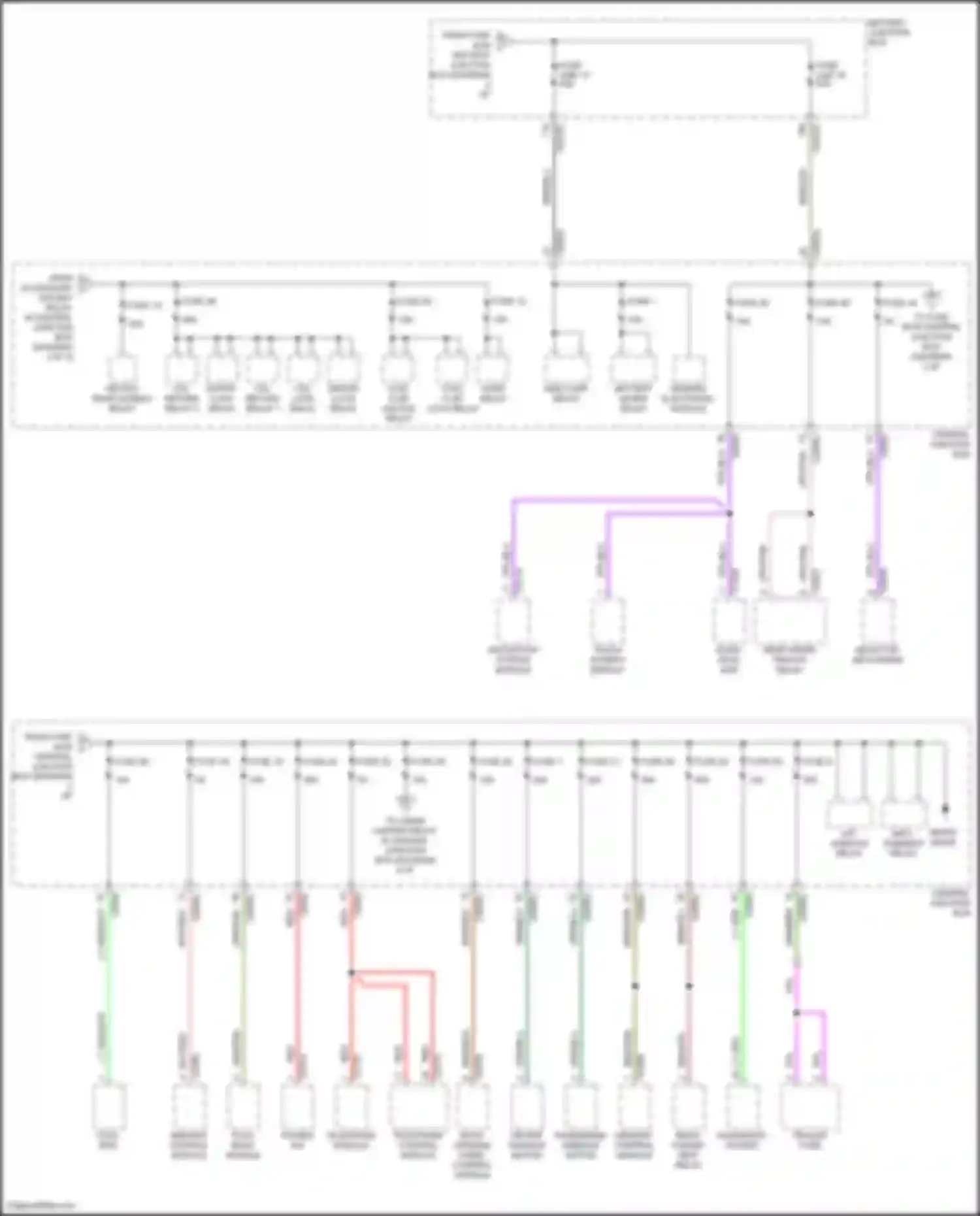 Discovery Land Rover III (2004-2009): Power distribution circuit (3 of 4)