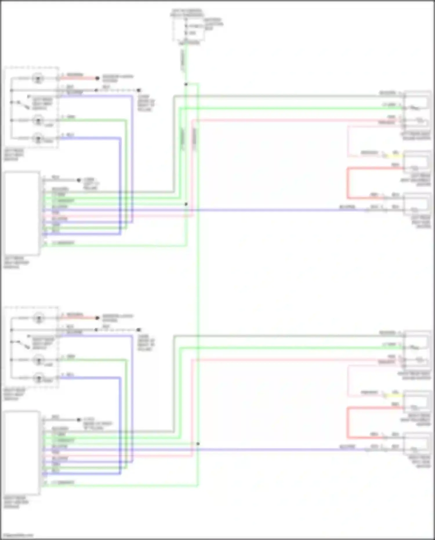 Discovery Land Rover III (2004-2009): Rear seat heater circuit