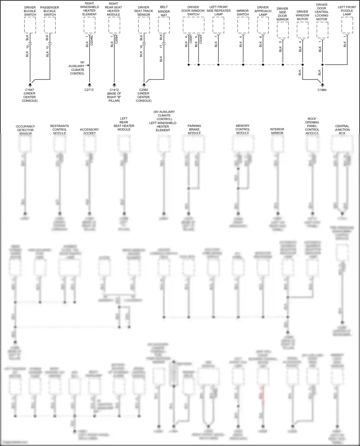 Wiring diagram cool box for Land Rover Discovery III (2004-2009) (1 of 3)