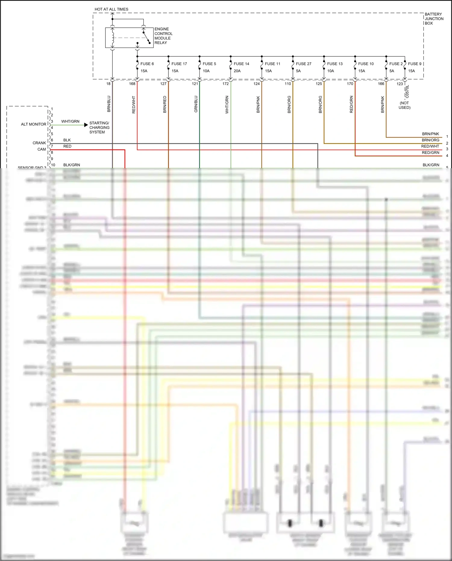 Wiring diagram diff press for Land Rover Discovery III (2004-2009) (1 of 1)